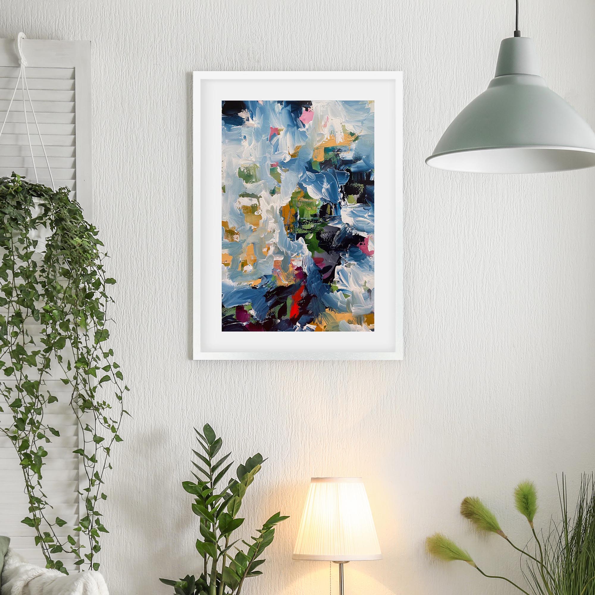 Abstract 488 Framed Art