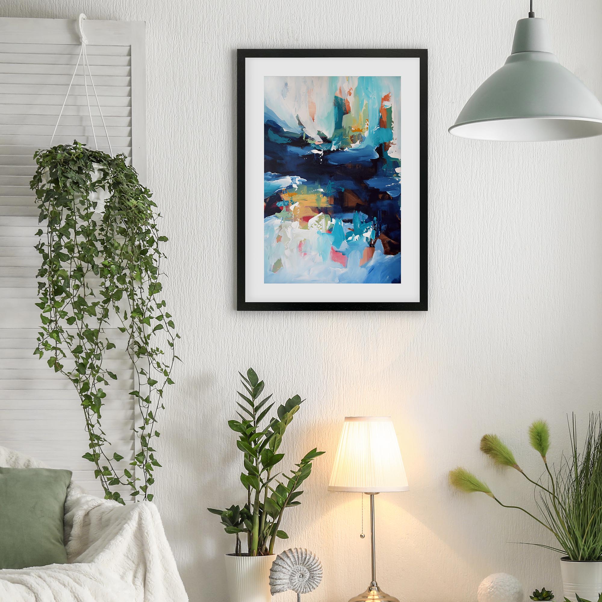 Abstract 346 Framed Art