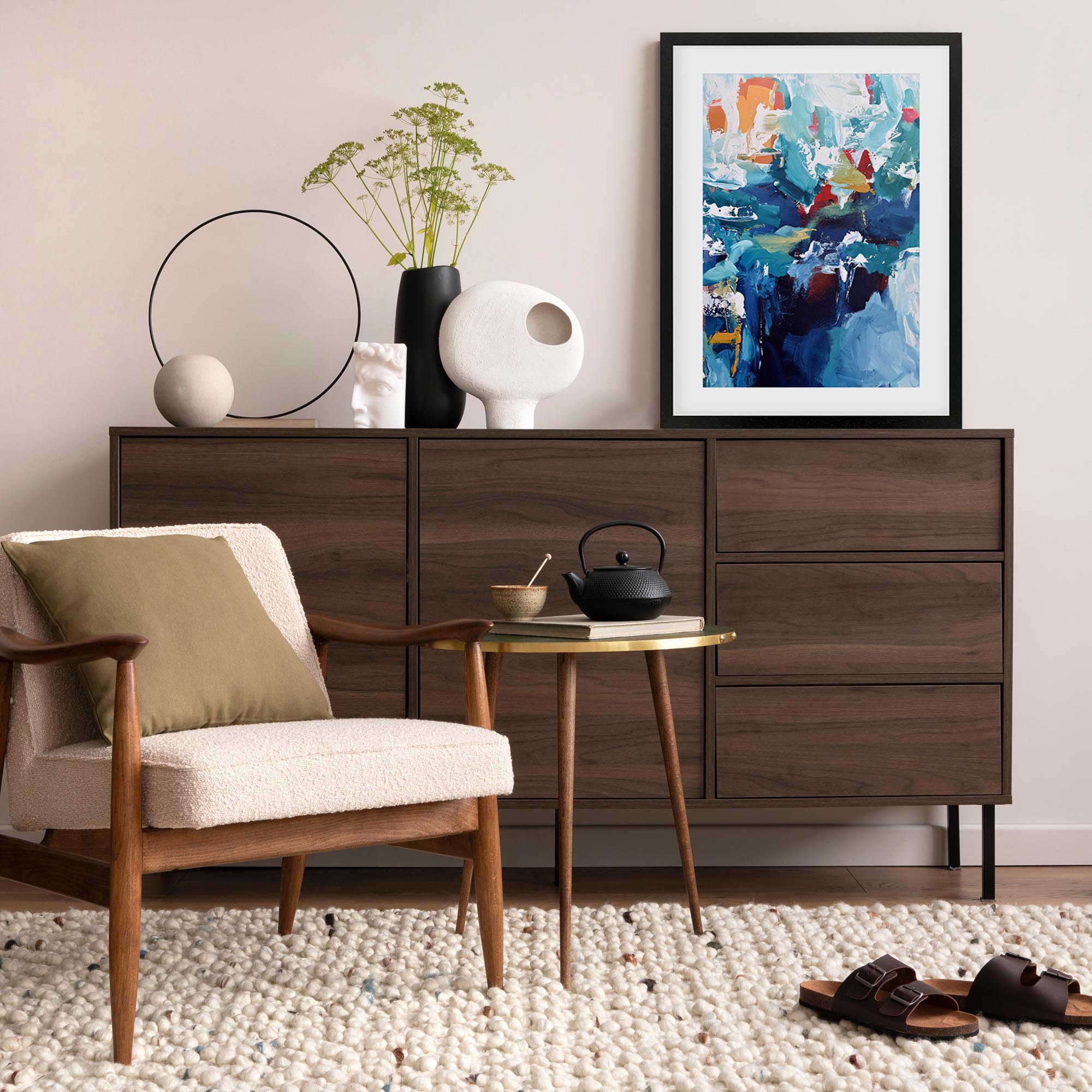 Abstract 281 Framed Art