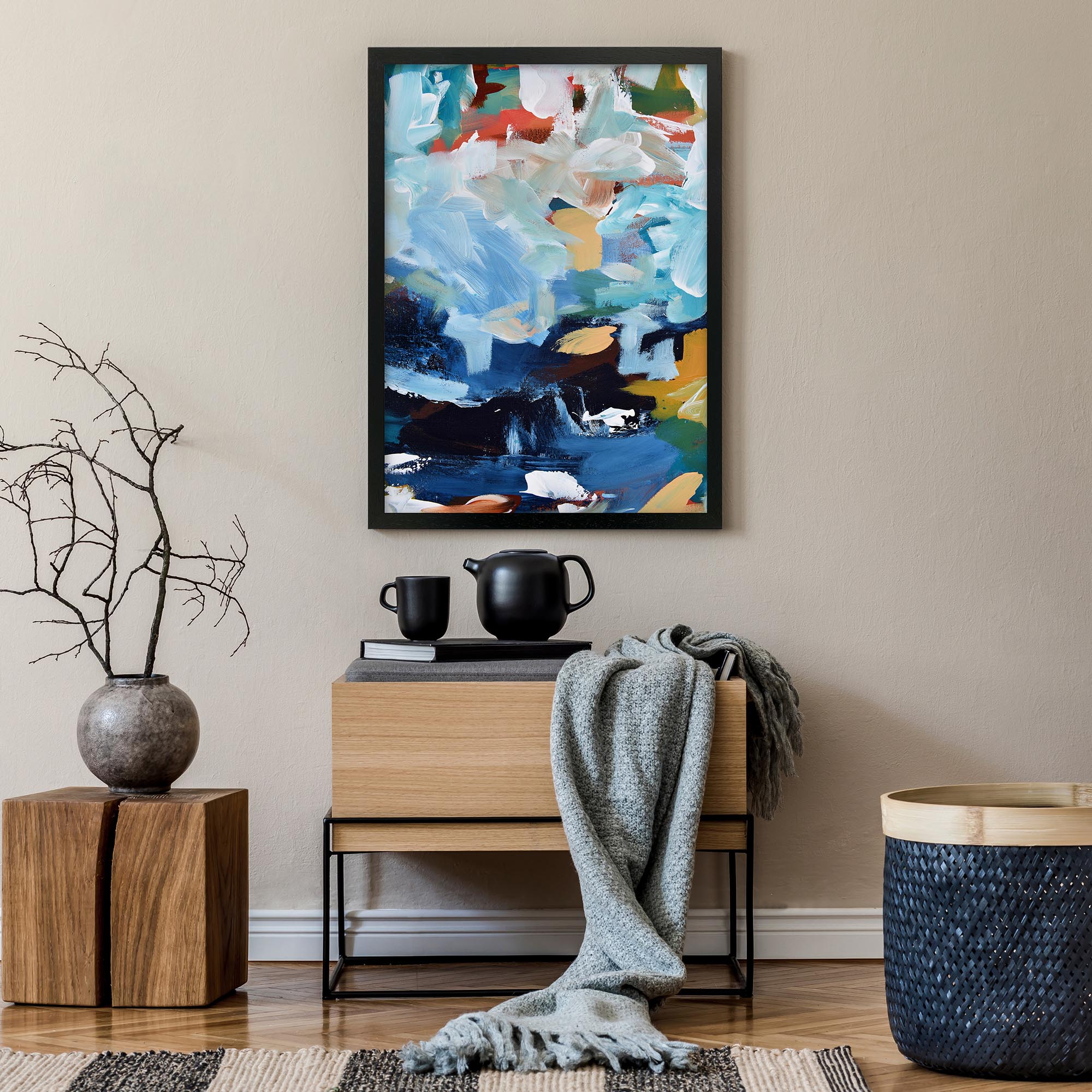 Abstract 327 Framed Art