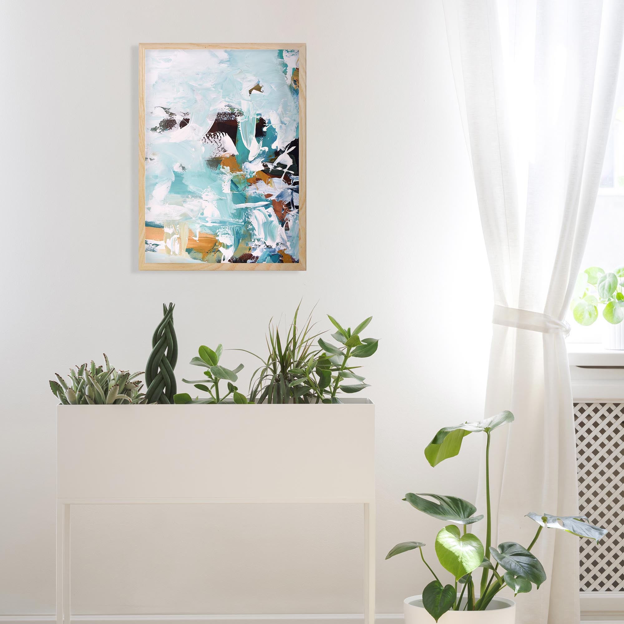 Abstract 254 Framed Art