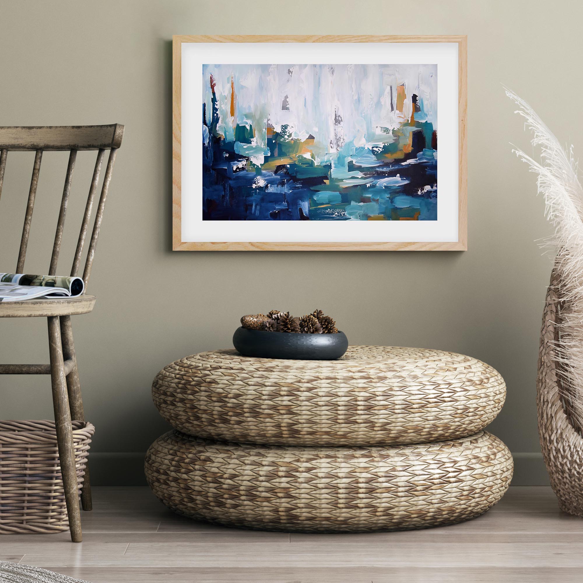 Abstract 403 Framed Art