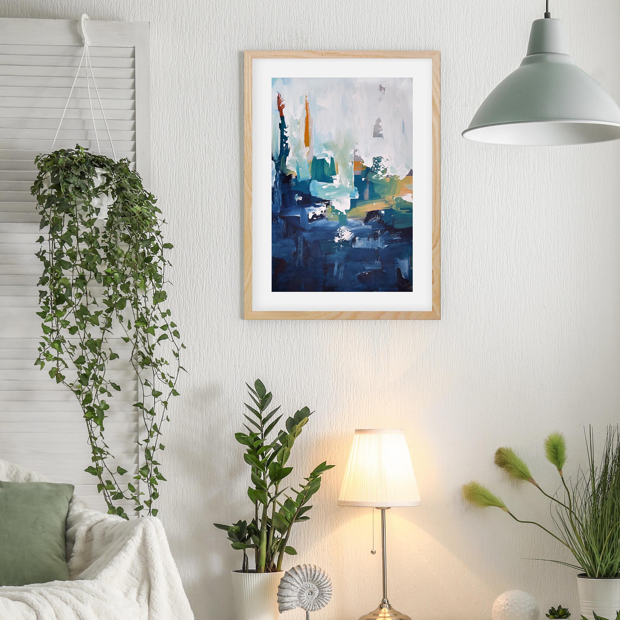 Abstract 405 Framed Art