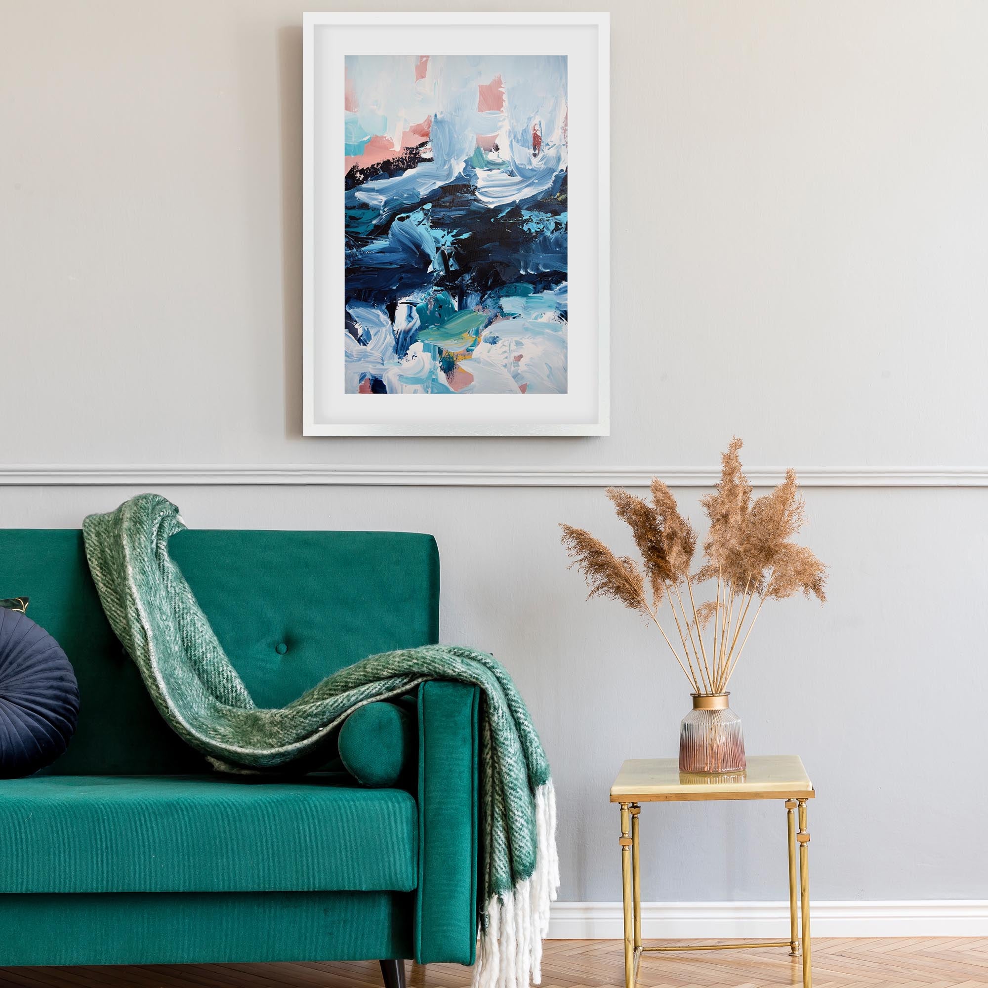Abstract 444 Framed Art