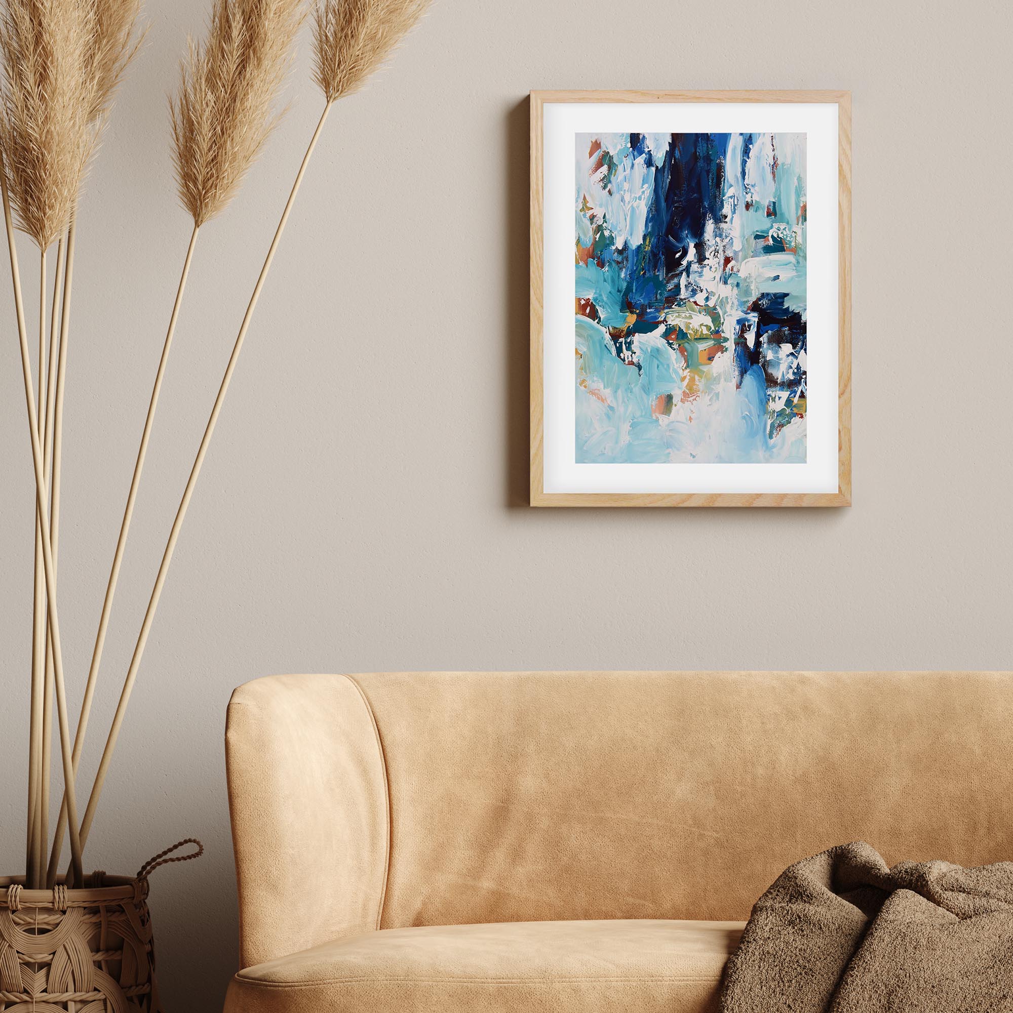 Abstract 387 Framed Art