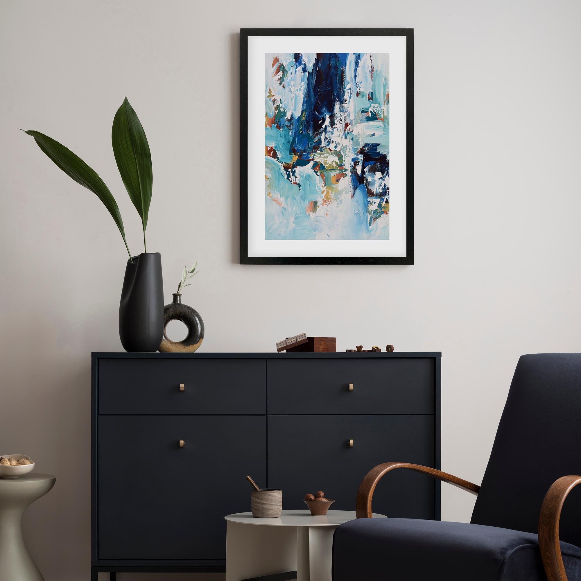 Abstract 387 Framed Art