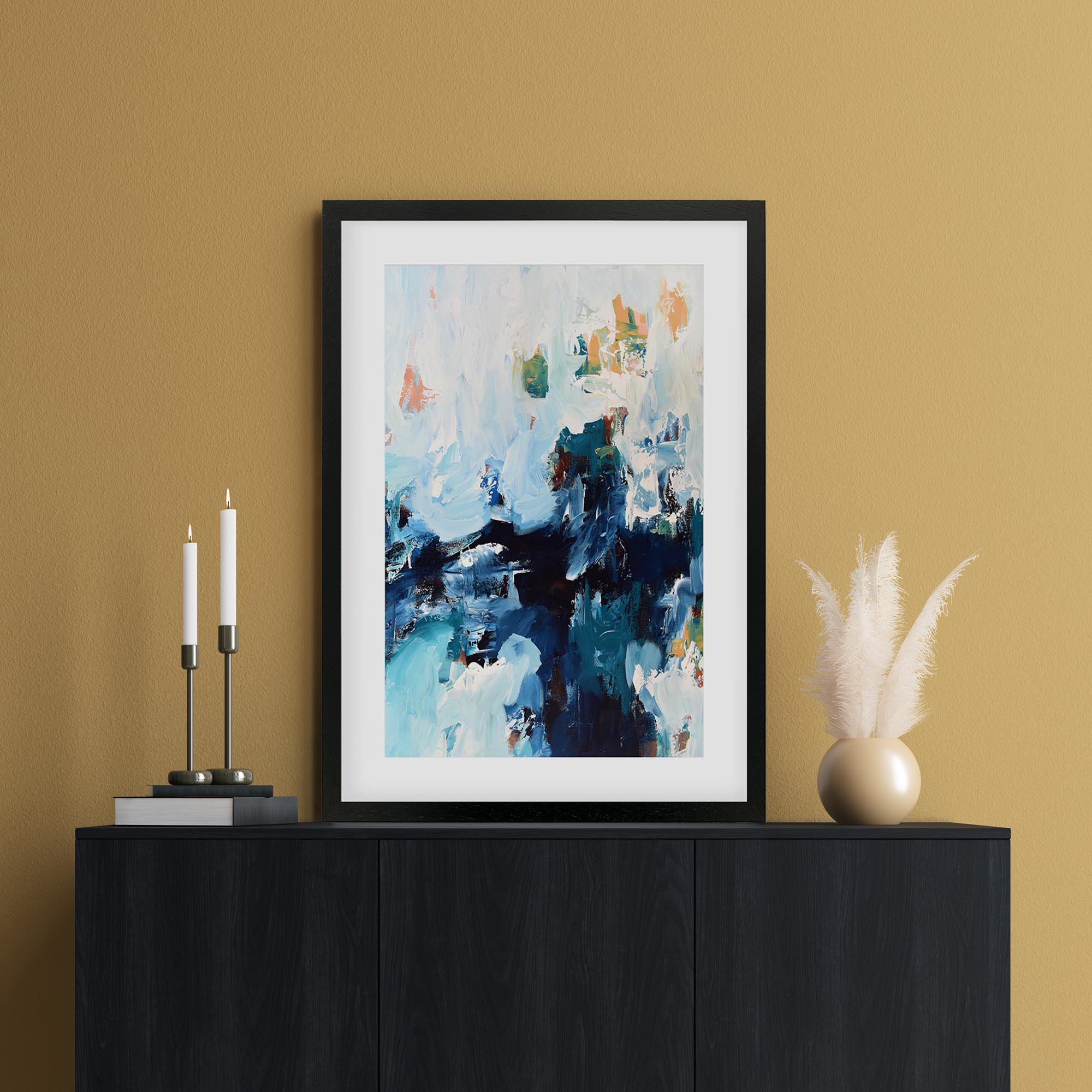 Abstract 384 Framed Art