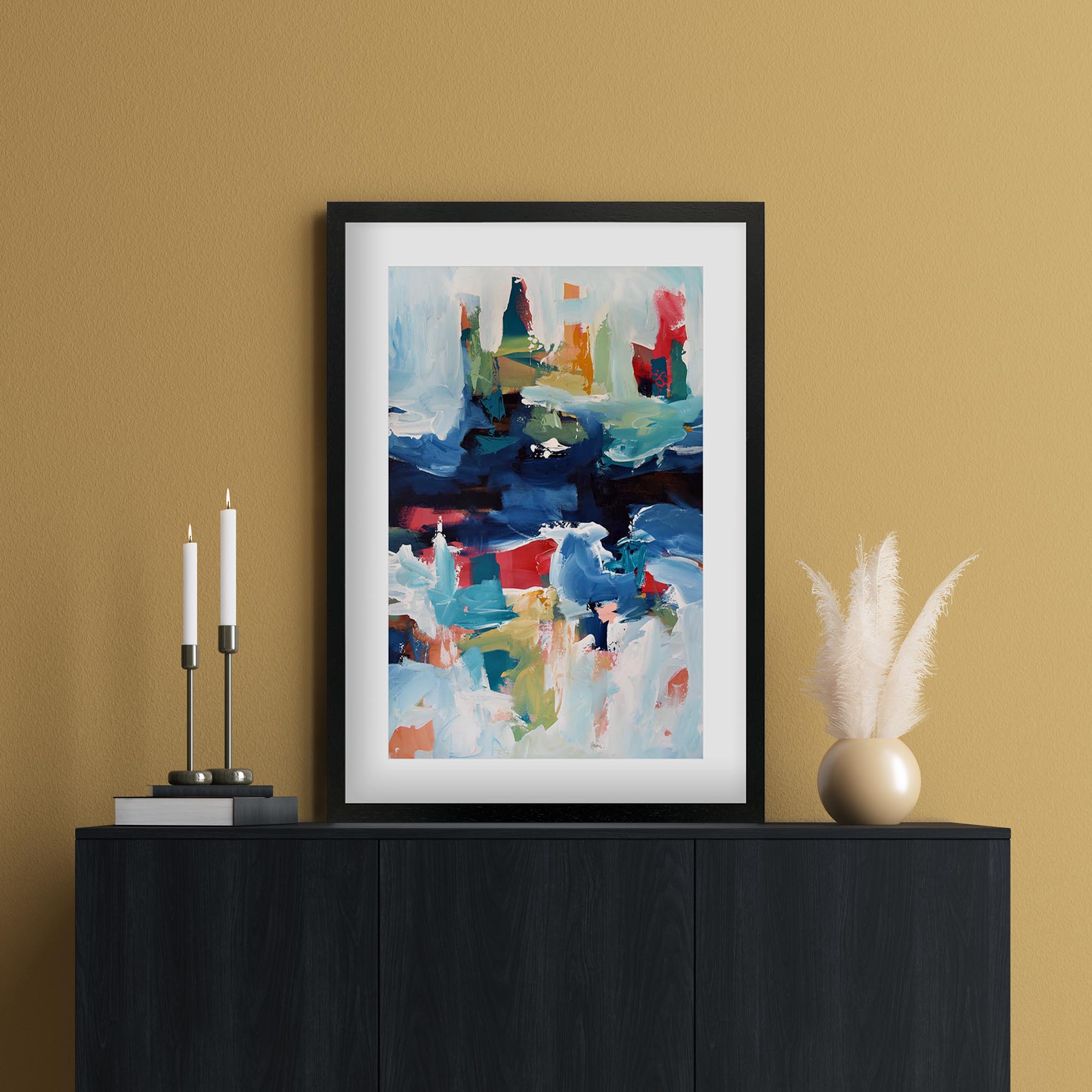 Abstract 347 Framed Art