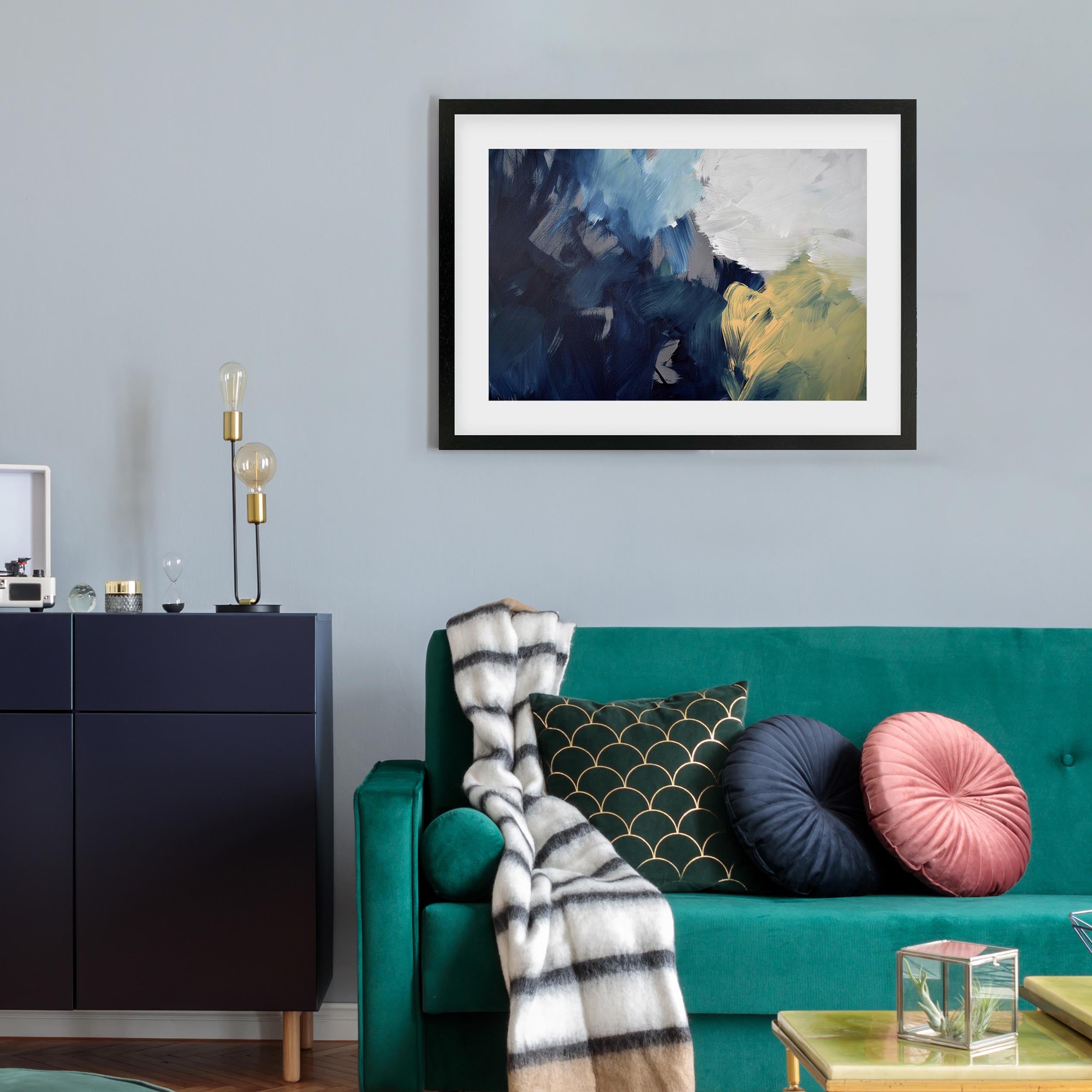 Abstract 461 Framed Art