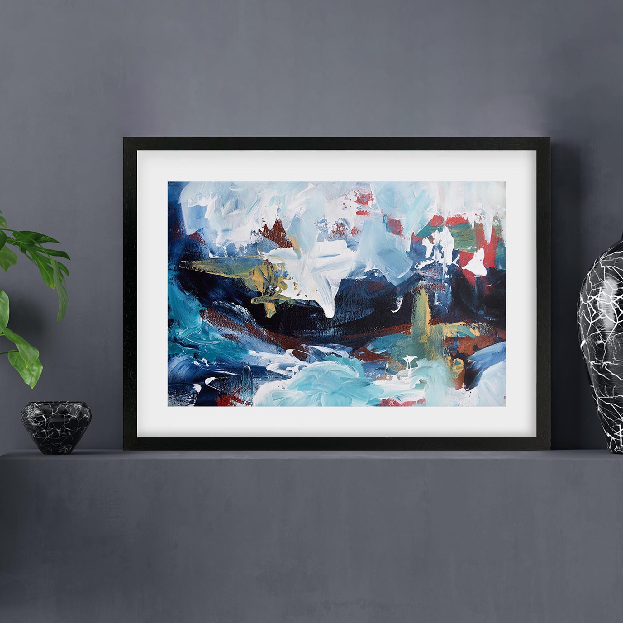 Abstract 236 Framed Art