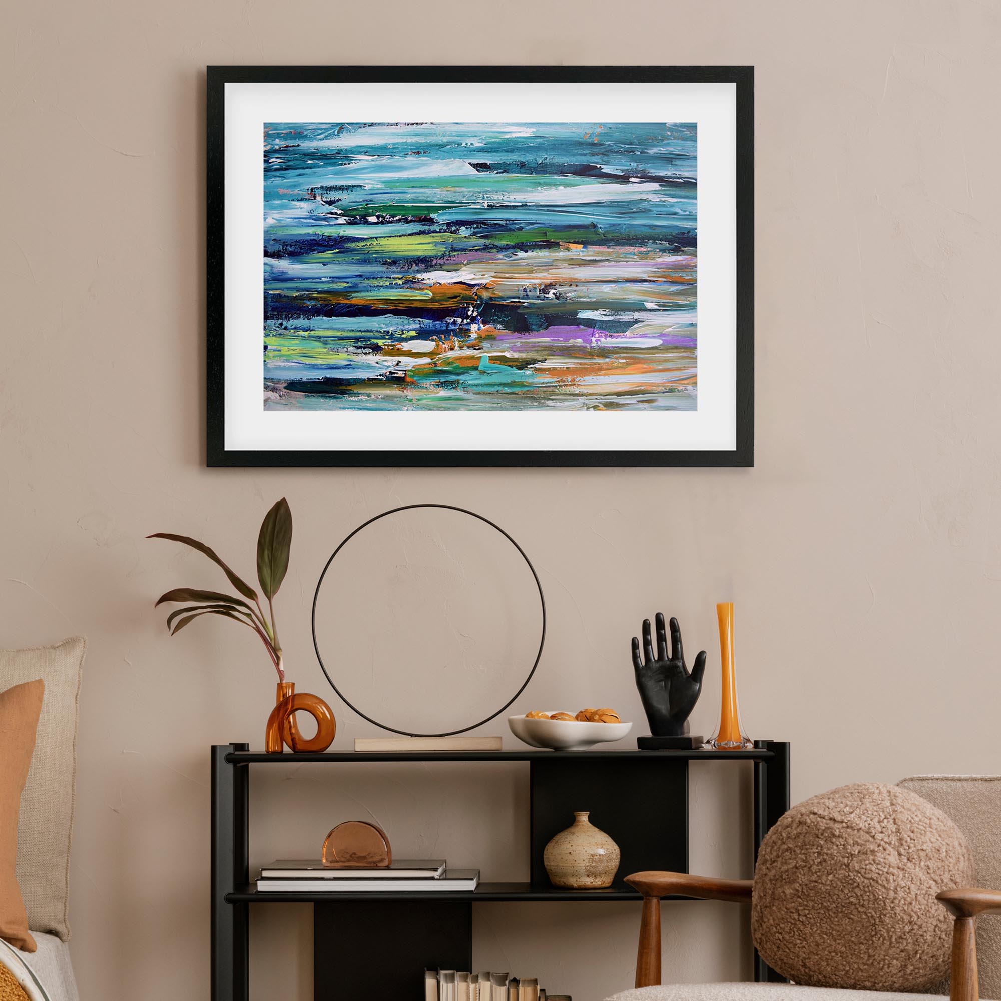 Abstract 288 Framed Art