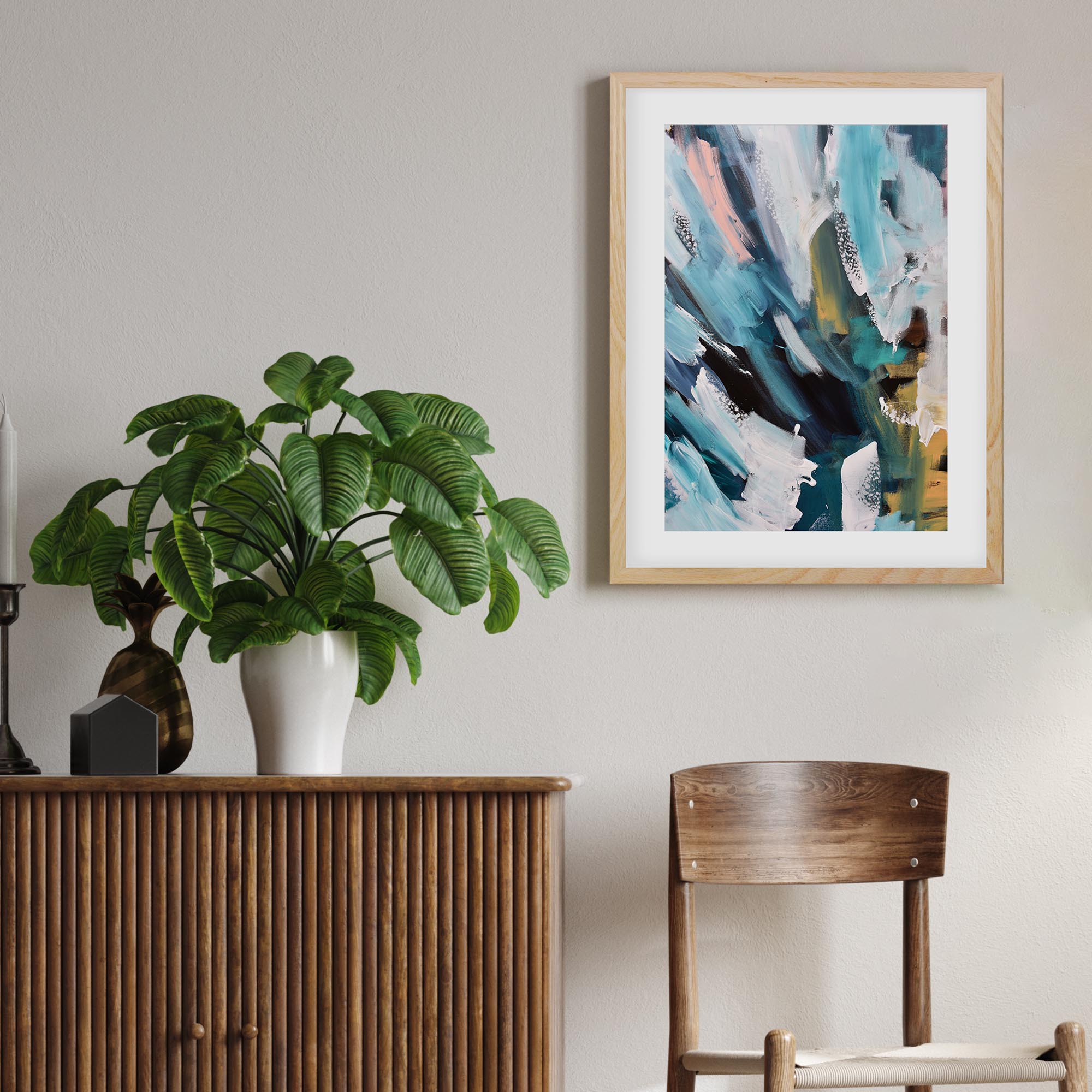 Abstract 171 Framed Art