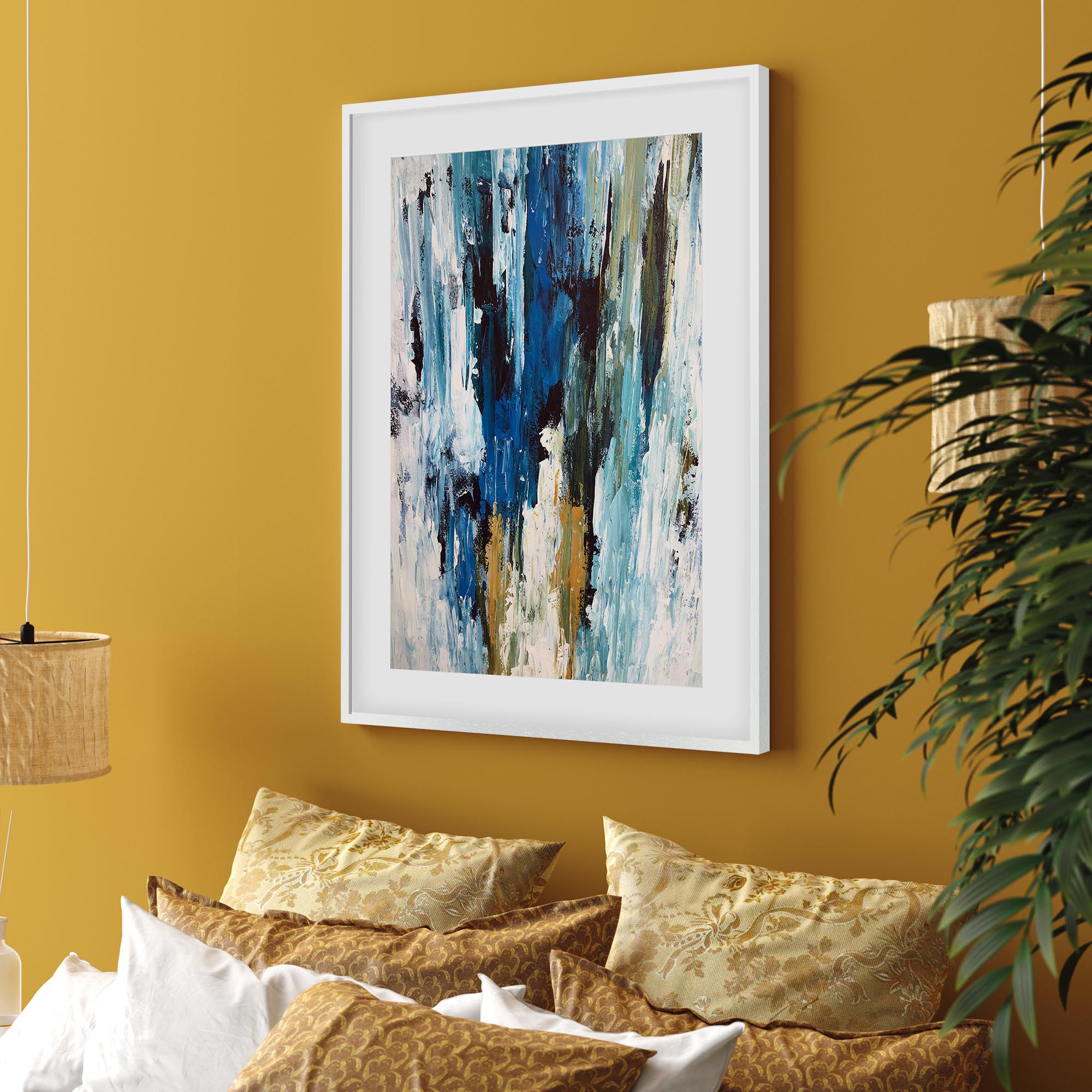 Abstract 49 Framed Art