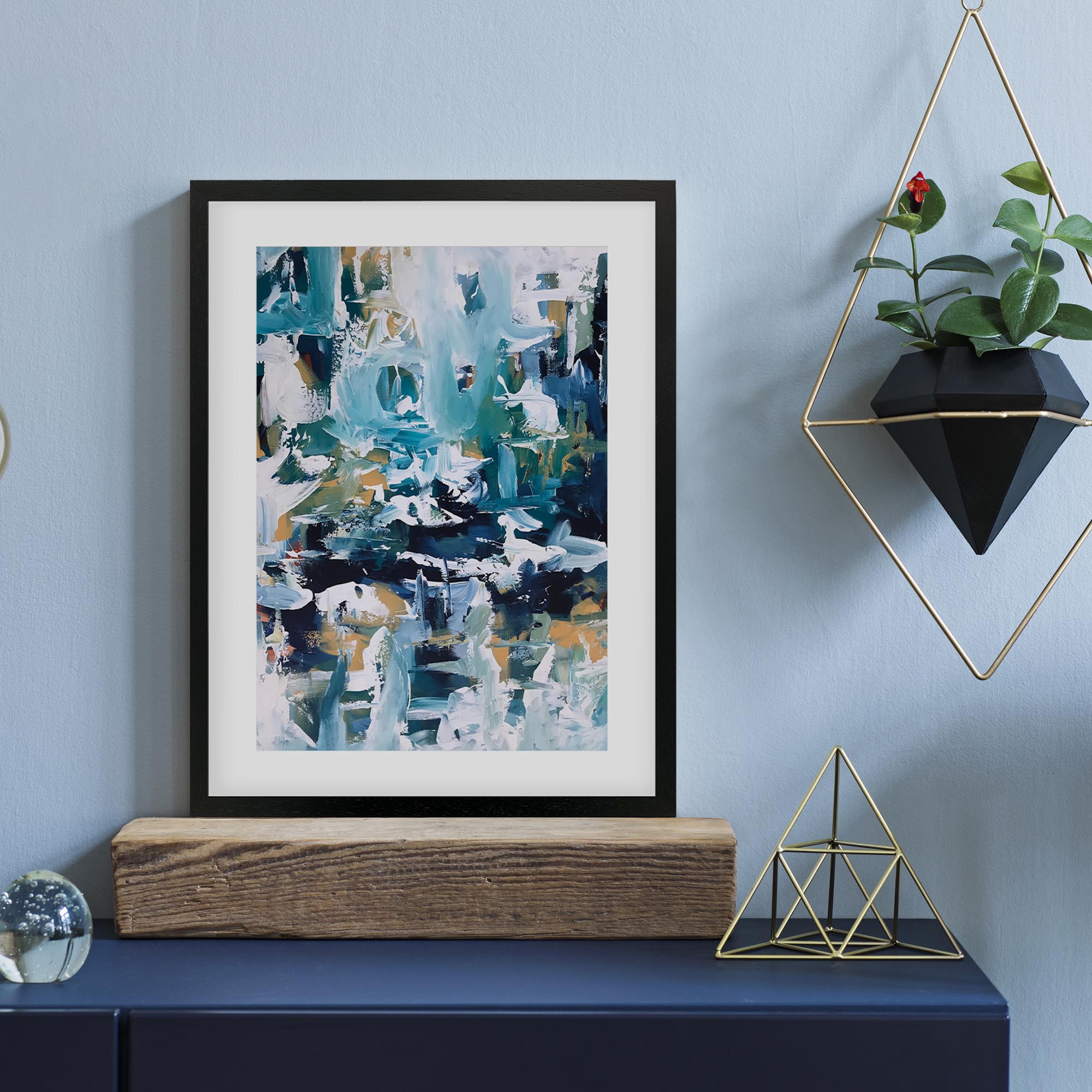 Abstract 104 Framed Art