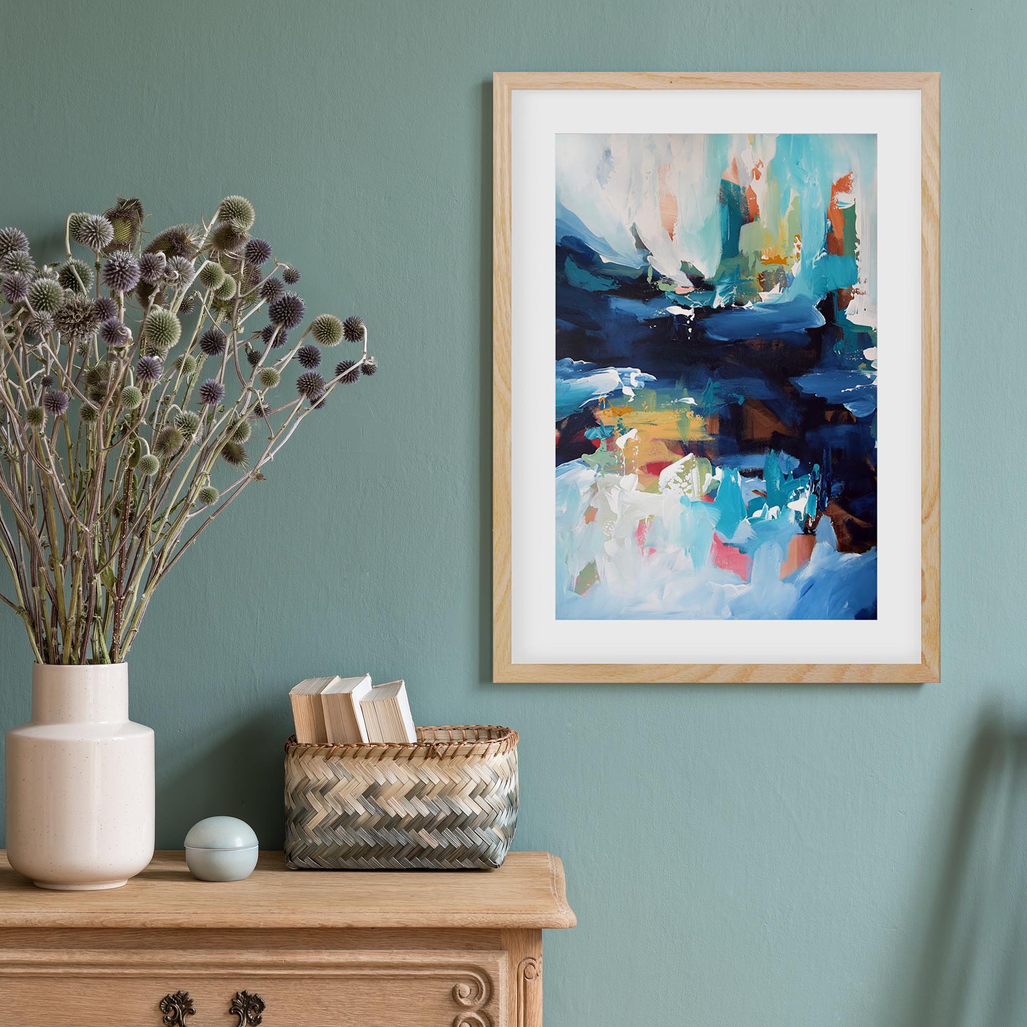 Abstract 346 Framed Art
