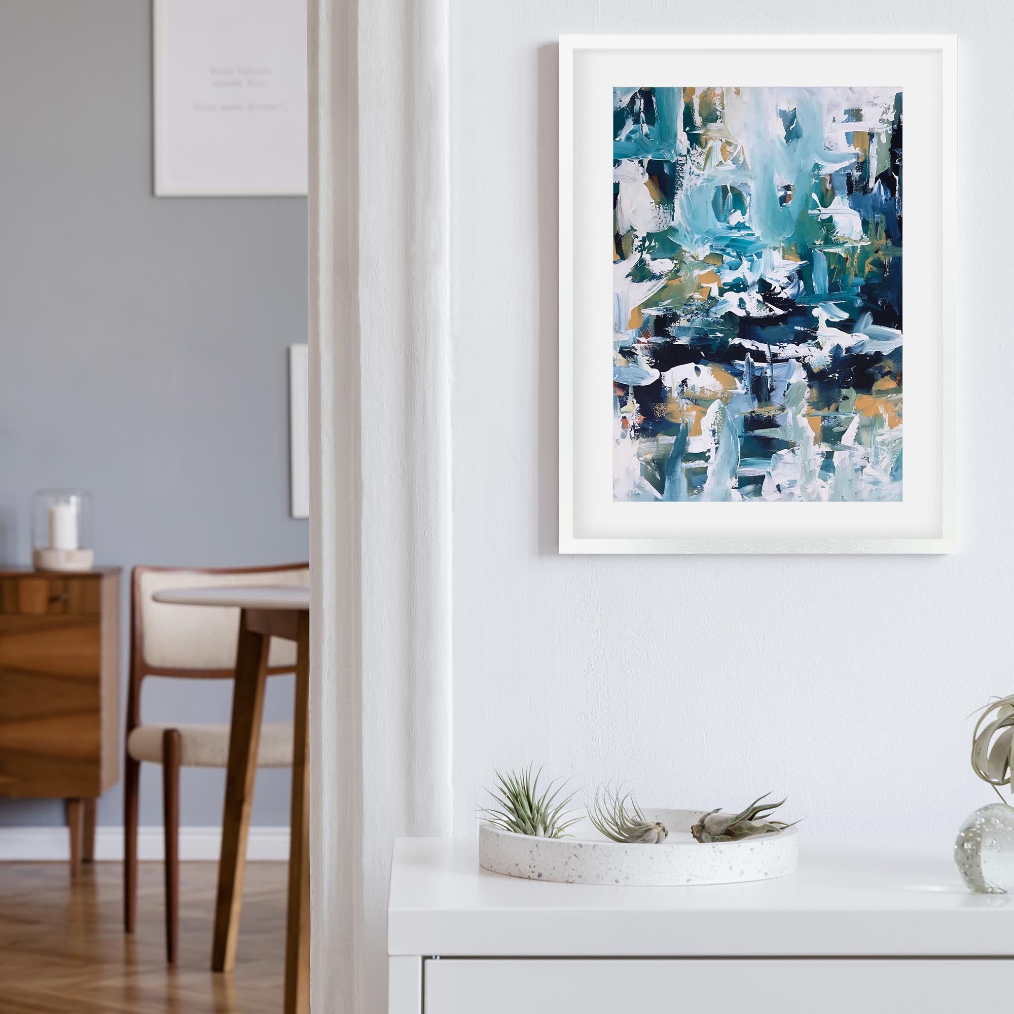 Abstract 104 Framed Art