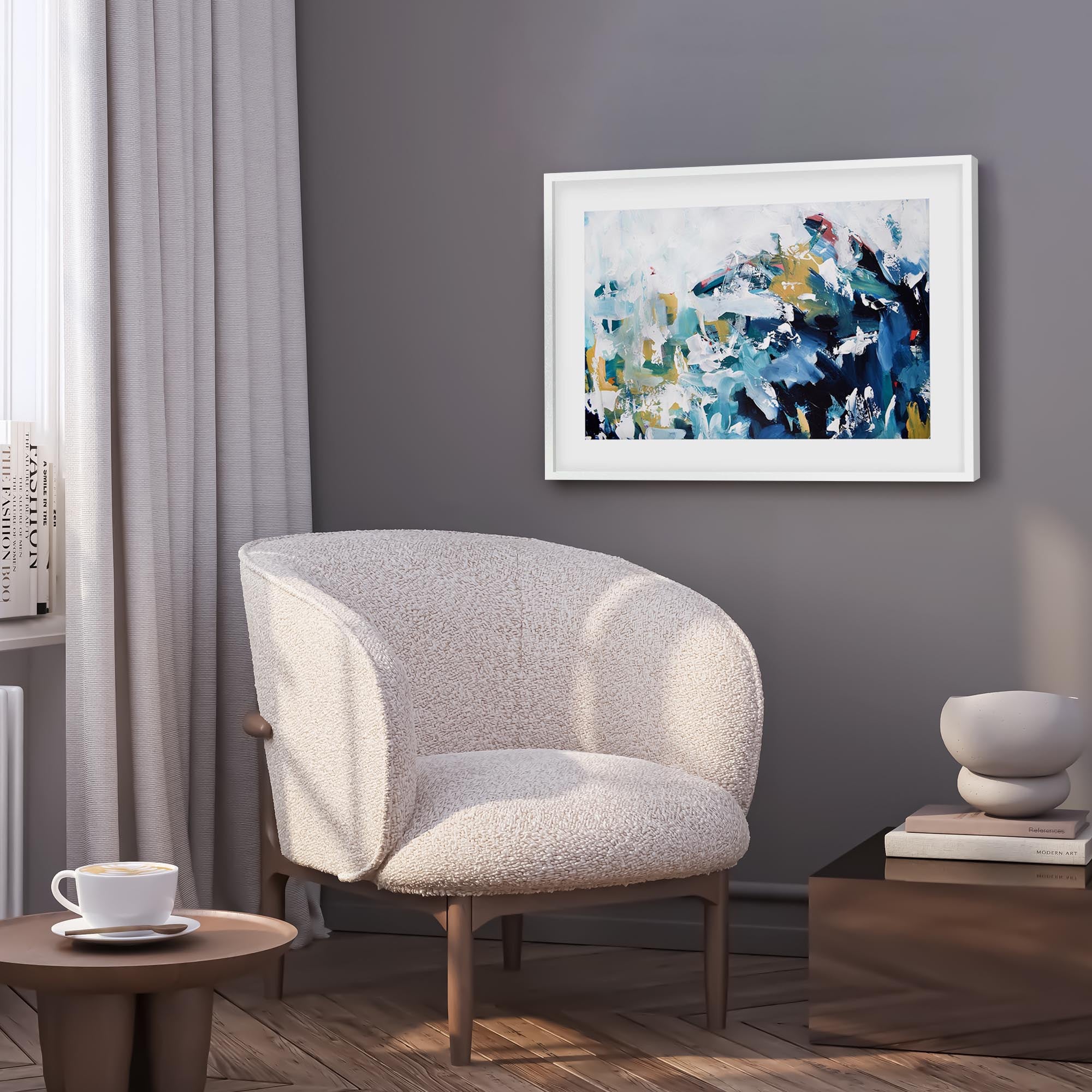 Abstract 204 Framed Art