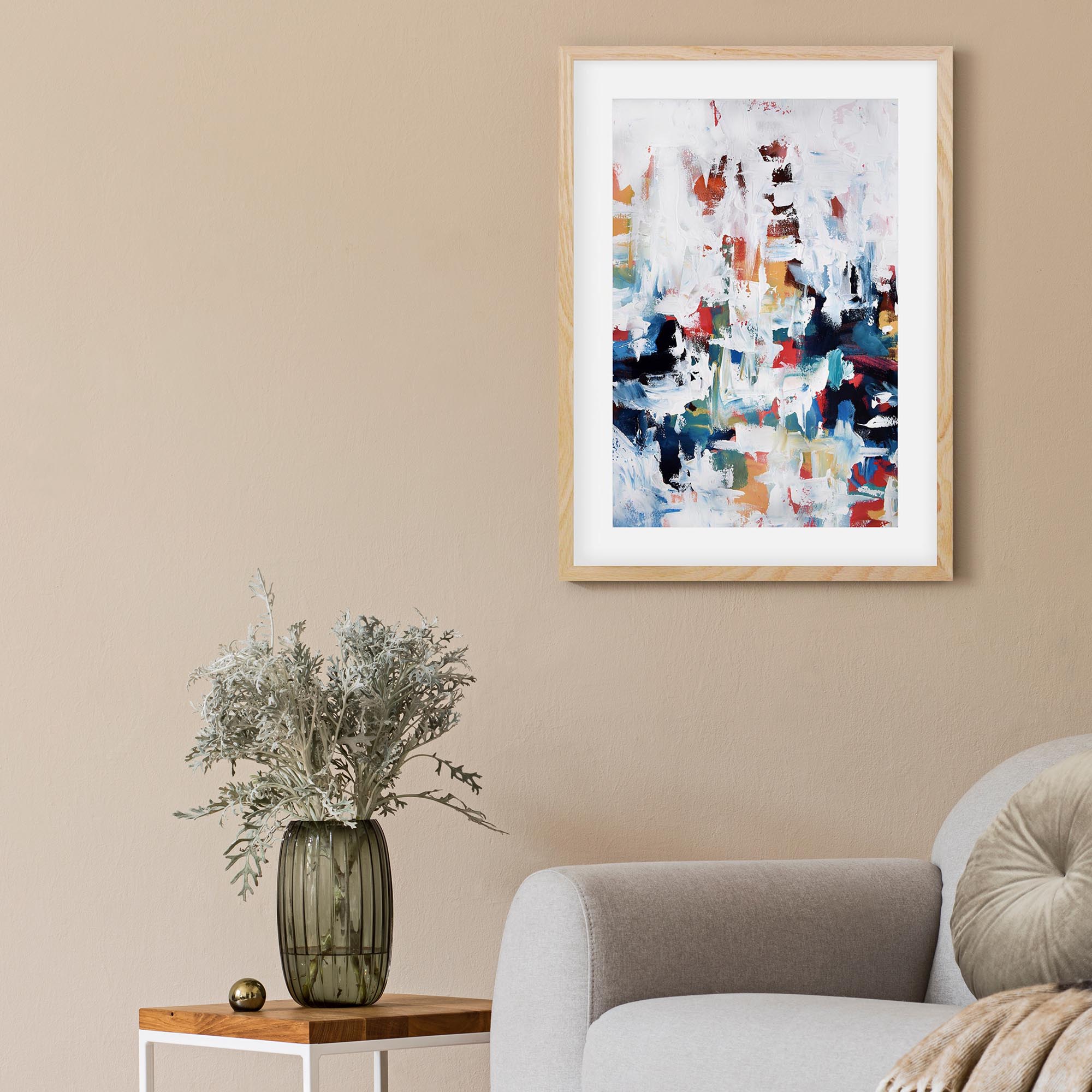 Abstract 193 Framed Art