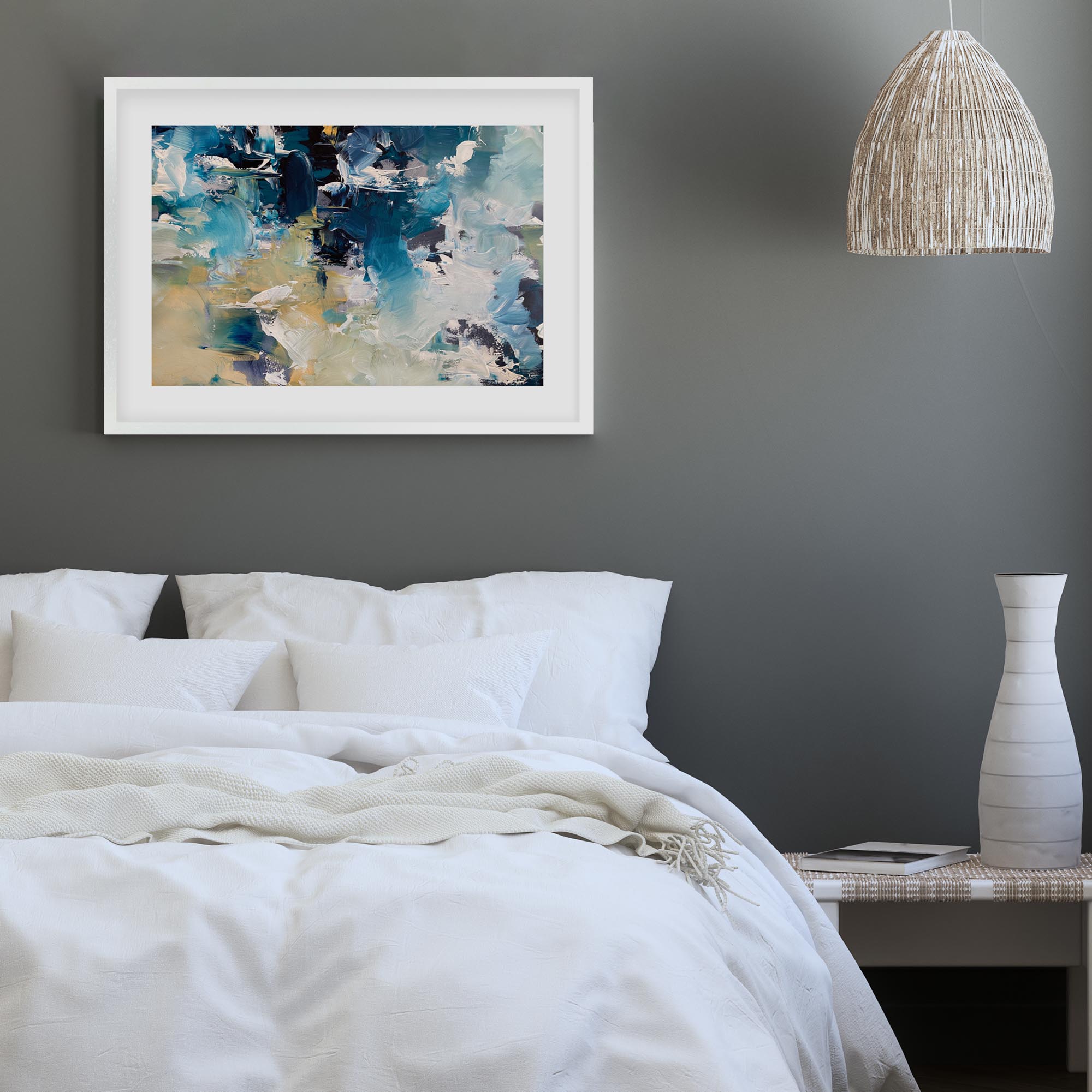 Abstract 482 Framed Art