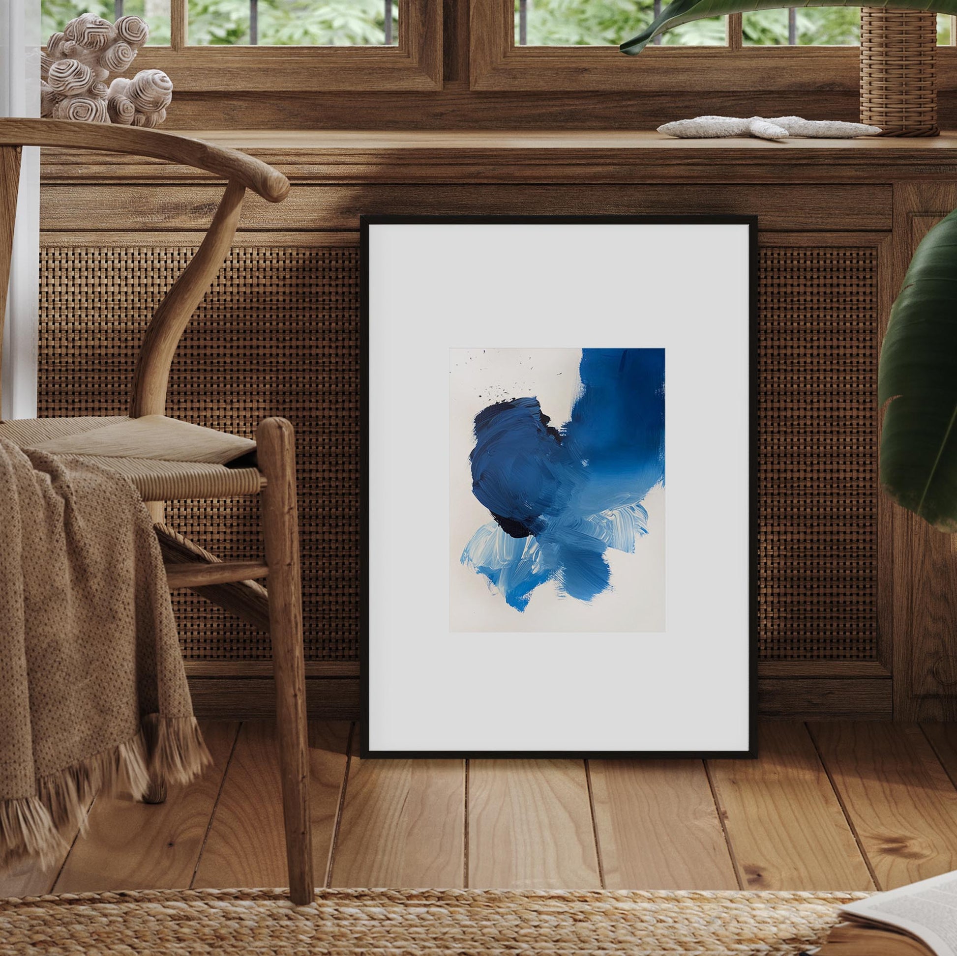 Palette No5 Original Painting-Abstract House