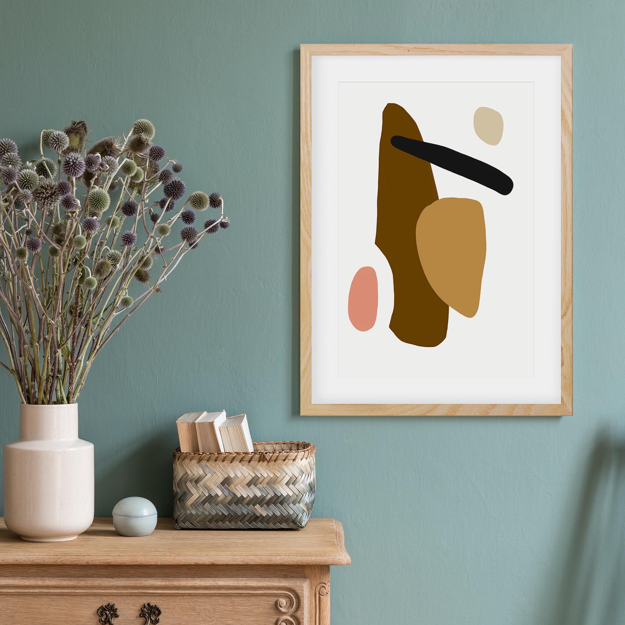 Bold Shapes Framed Art