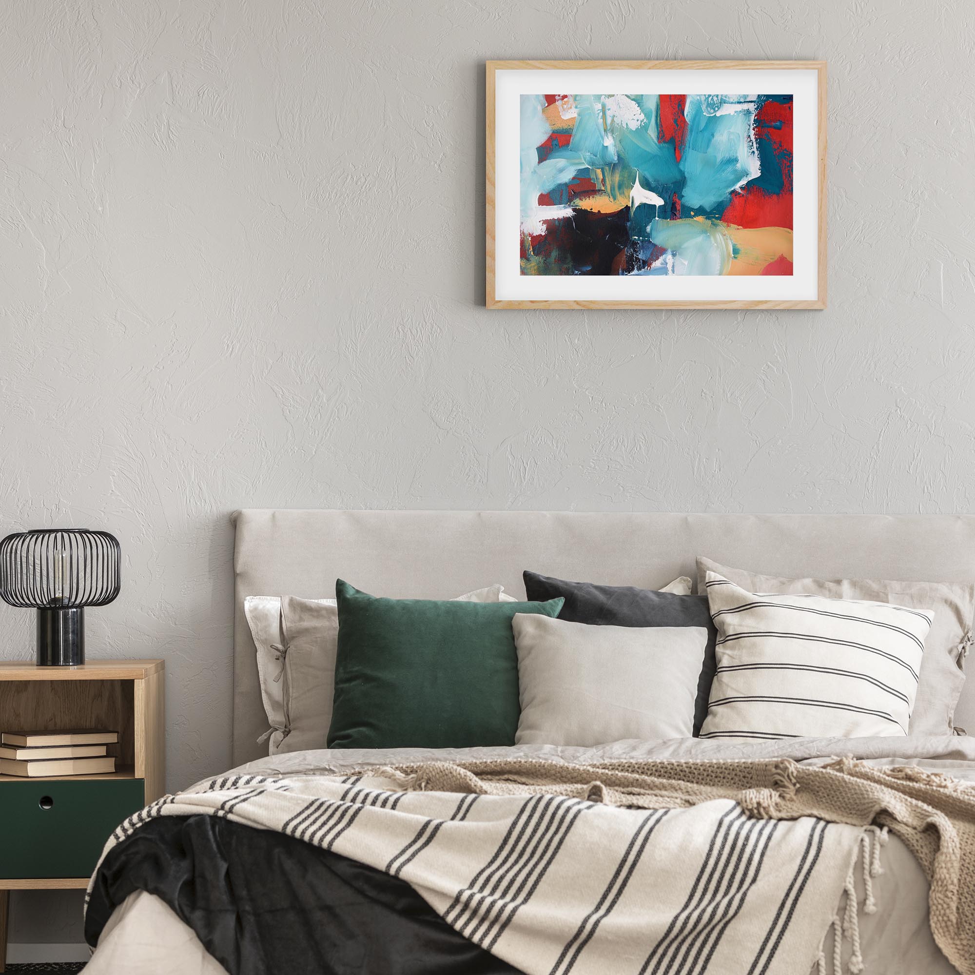 Abstract 220 Framed Art