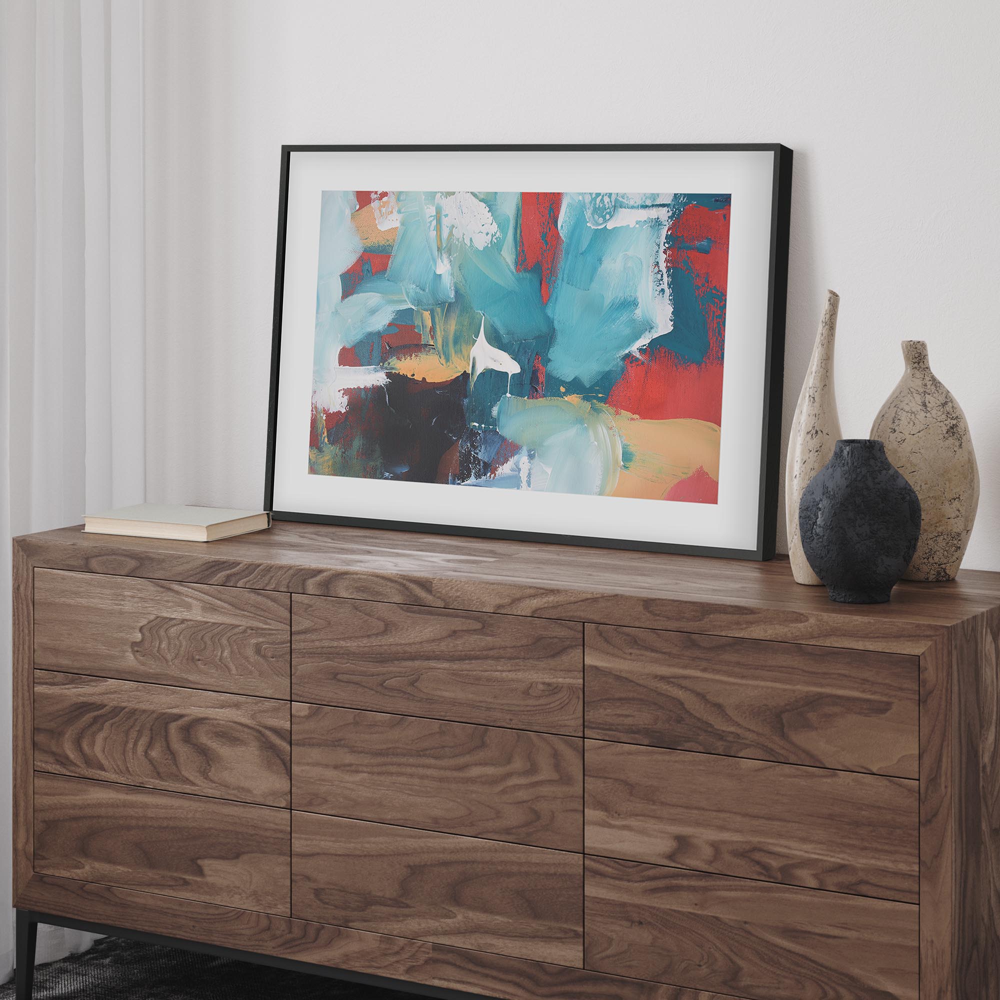 Abstract 220 Framed Art