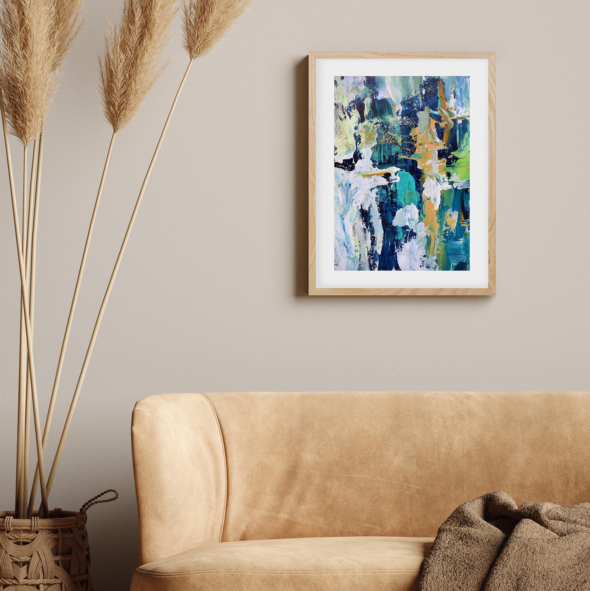 Abstract 283 Framed Art