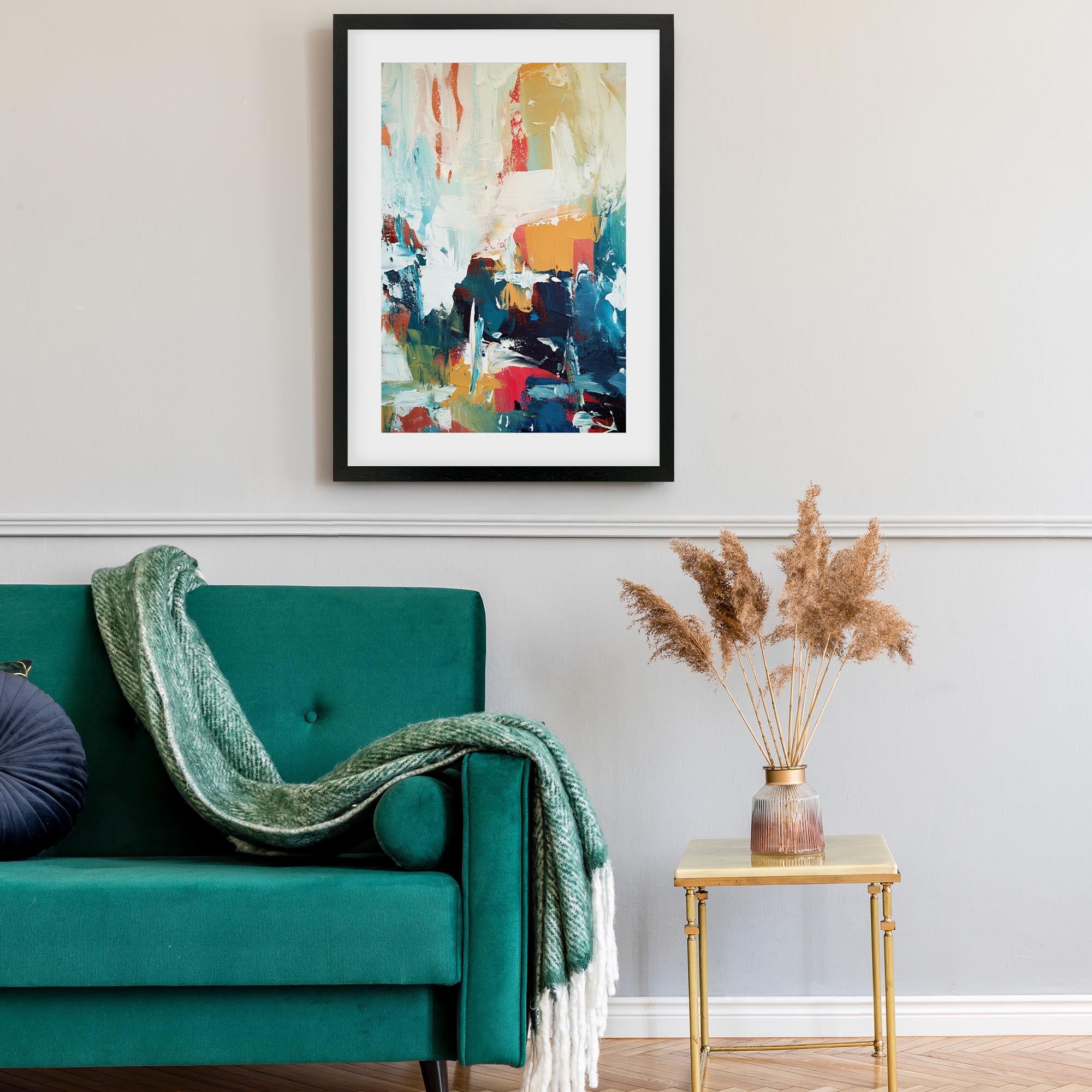 Abstract 30 Framed Art