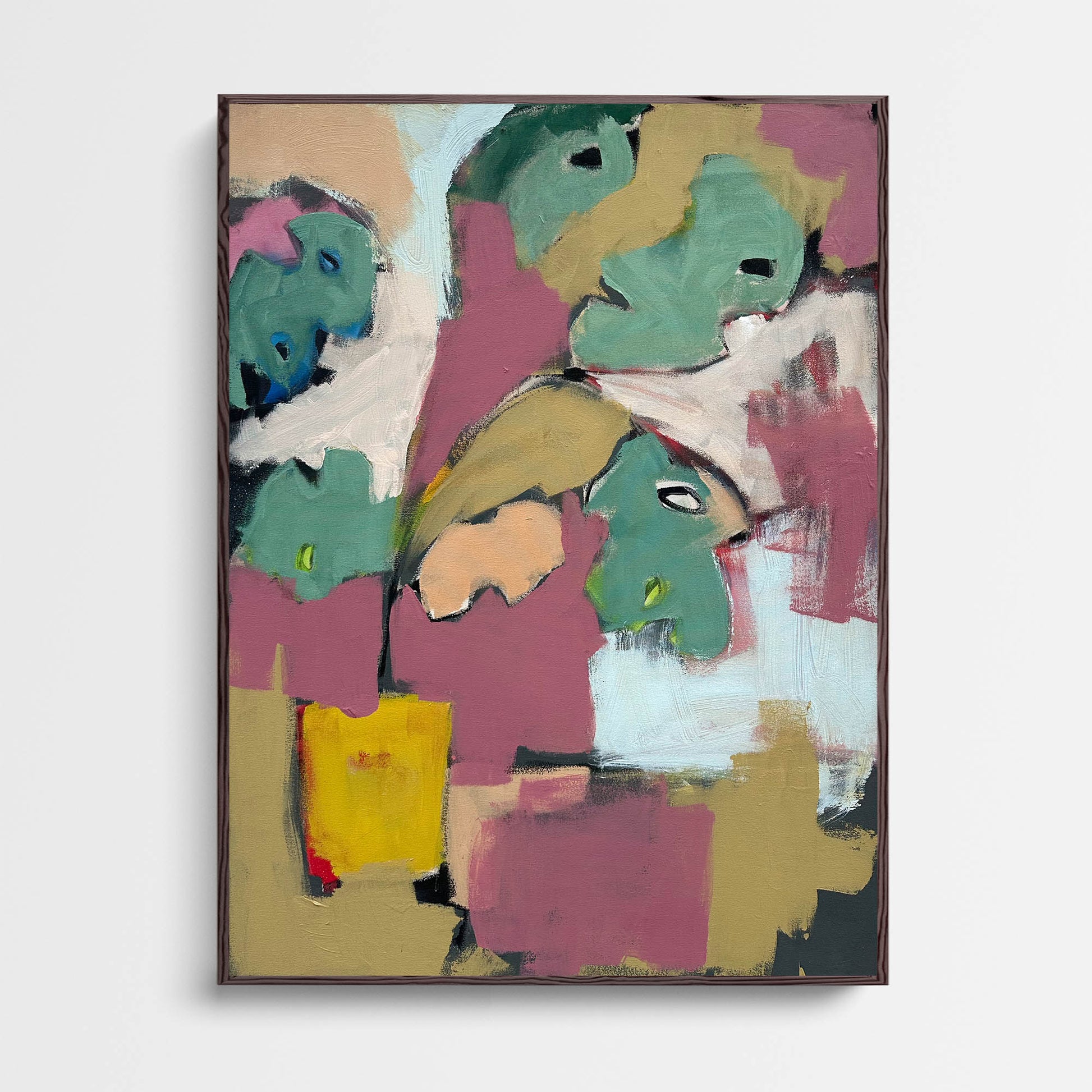 Botanical Haze - Original Painting-Abstract House