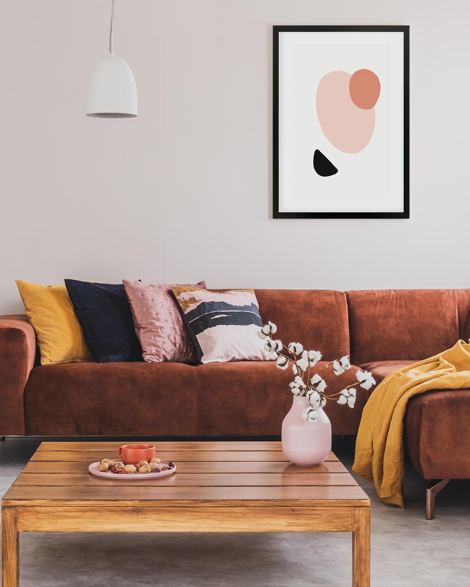 Bright Shapes Art Print