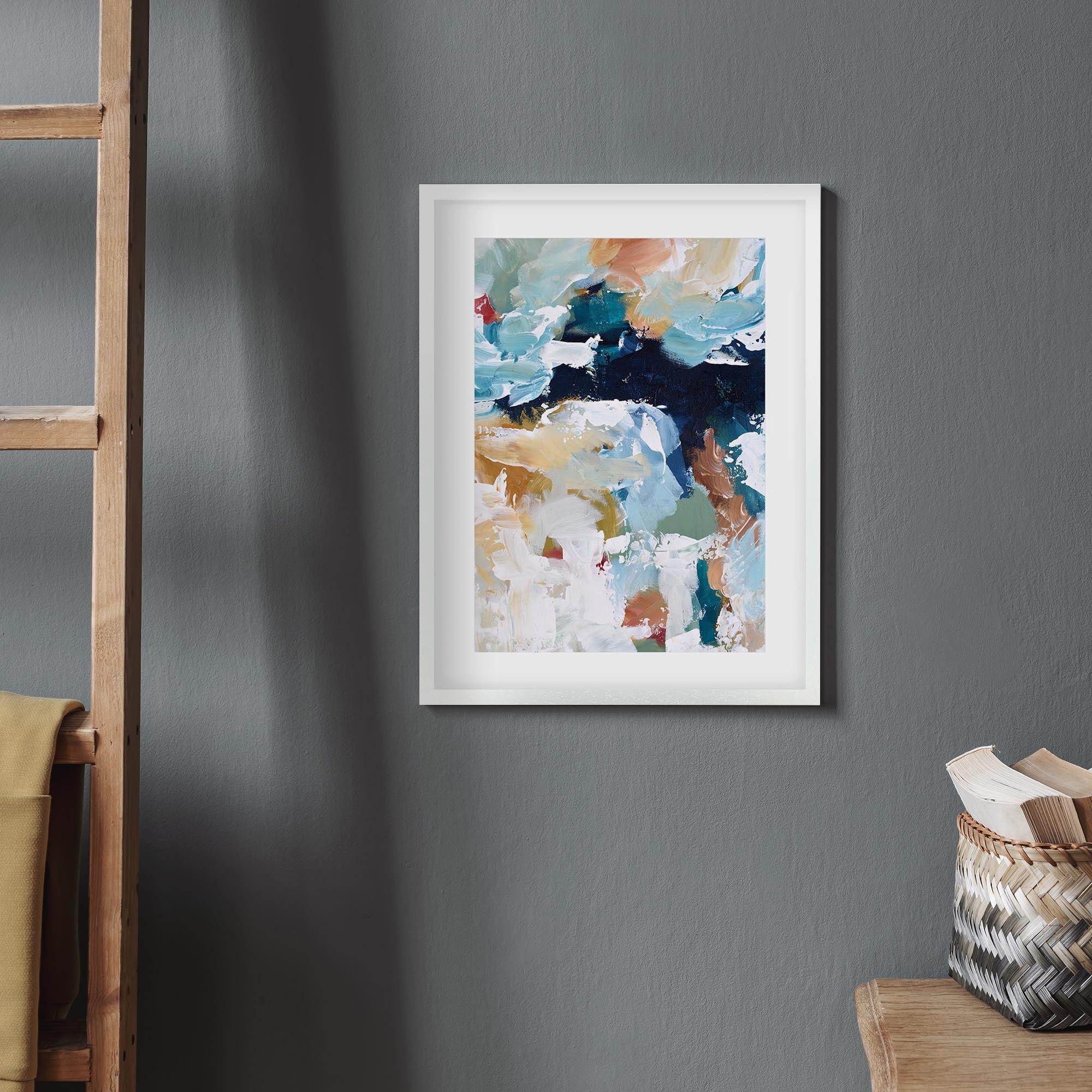 Abstract 323 Framed Art