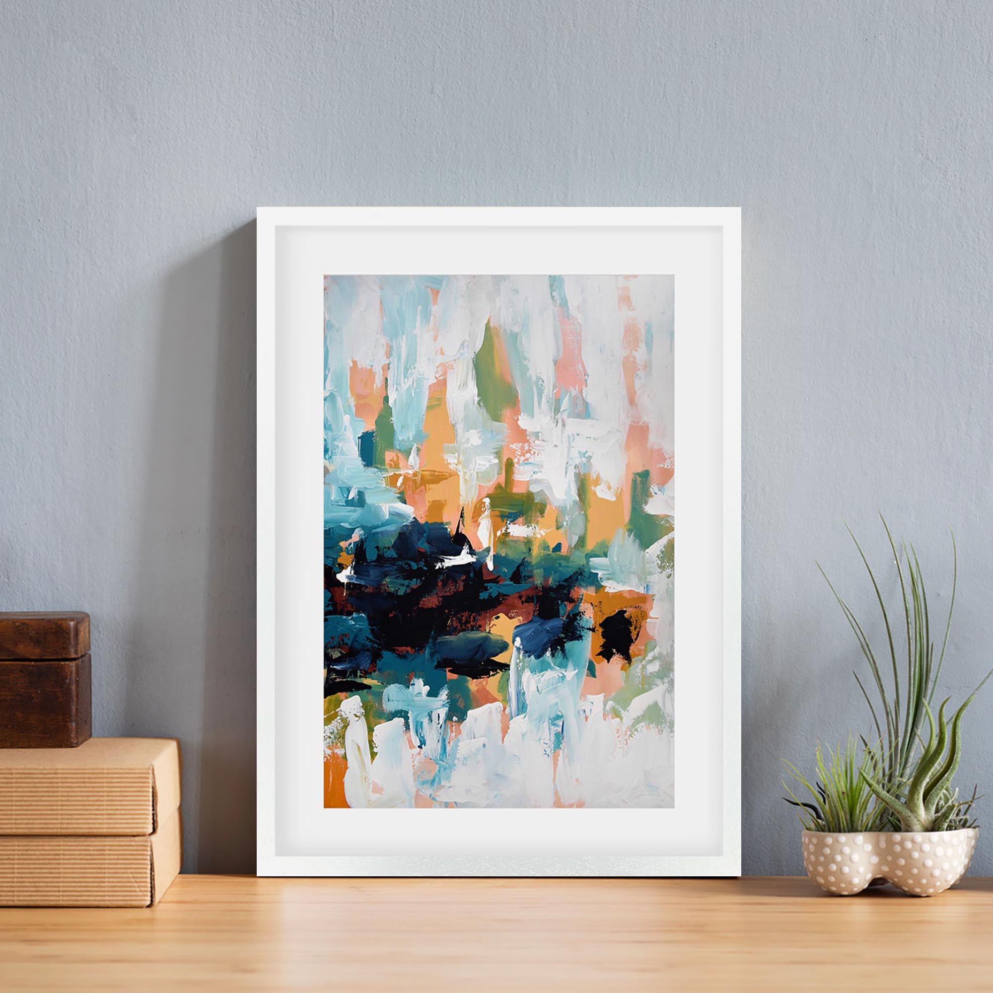 Abstract 422 Framed Art