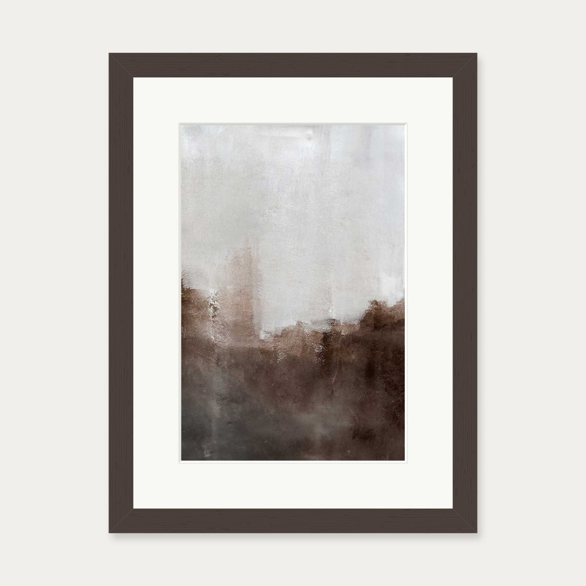 Brown Haze Art Print — 30 x 40 cm — Brown Frame