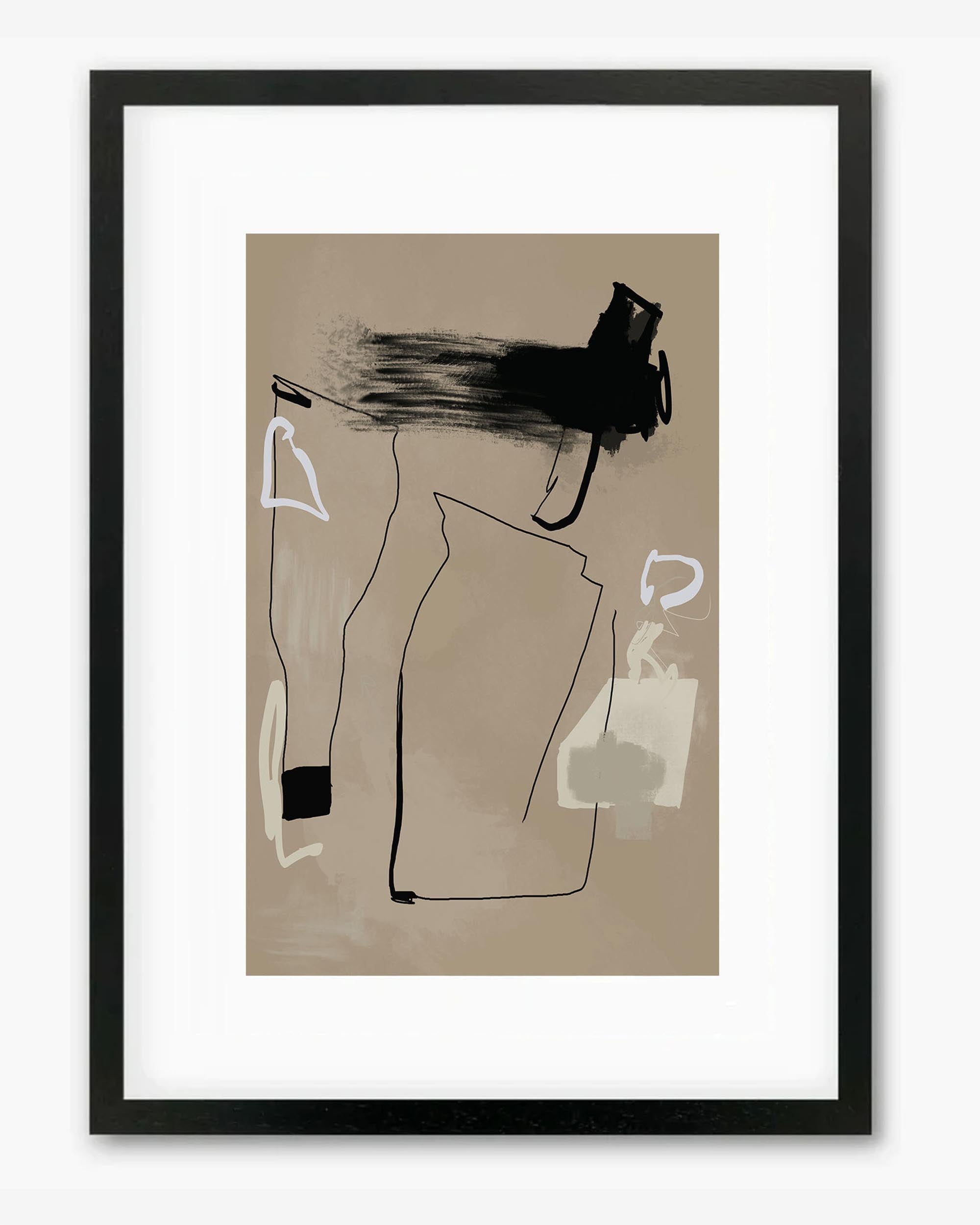 Cave Drawings I Framed Art