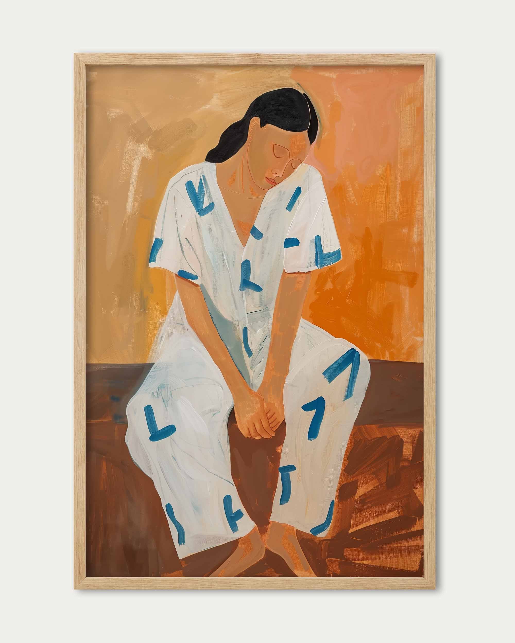 Going To Bed Wall Art Print