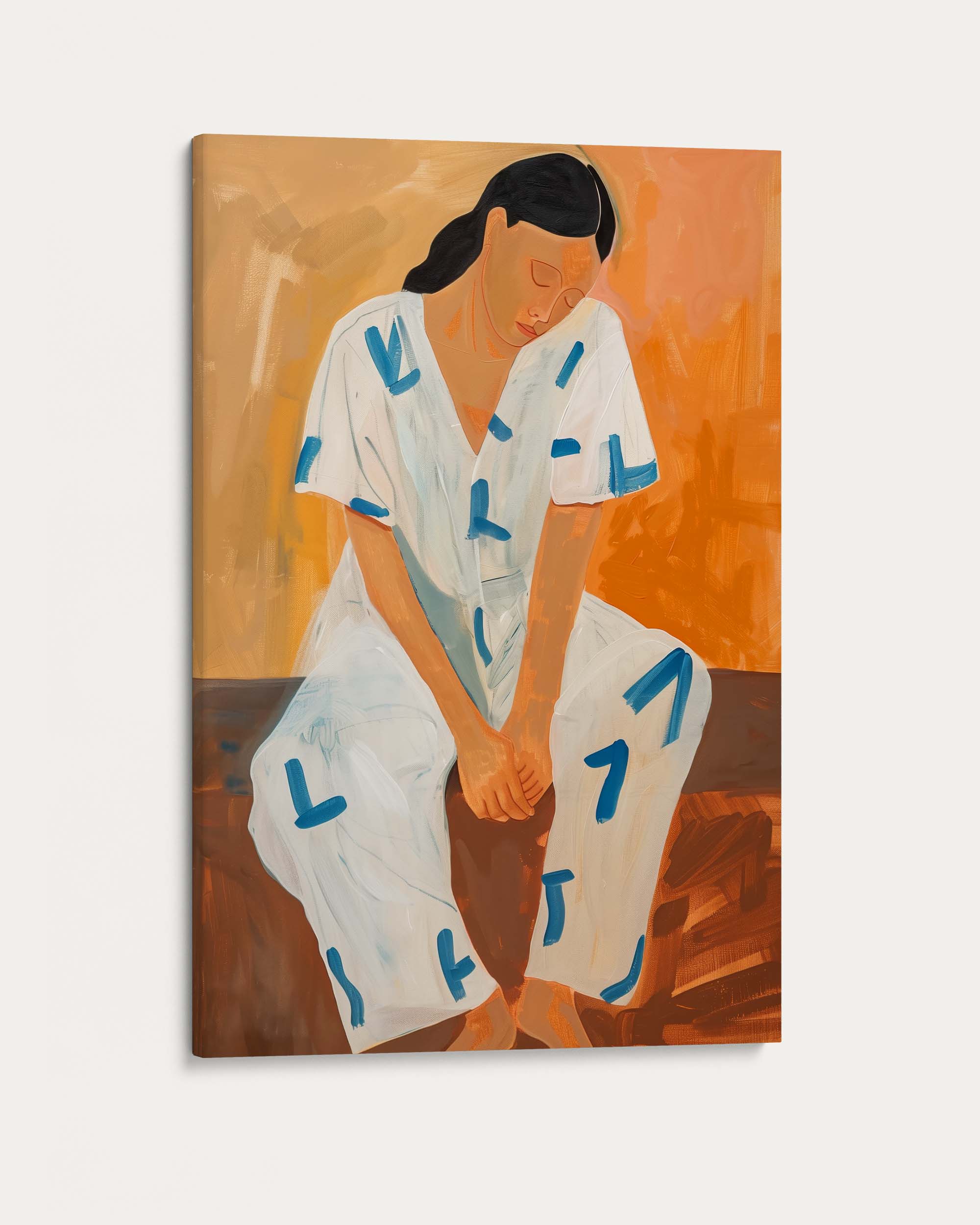 Going To Bed Wall Art Print