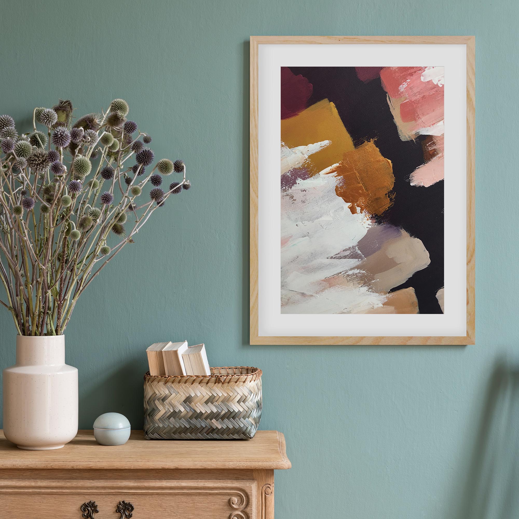 Abstract 50 Framed Art