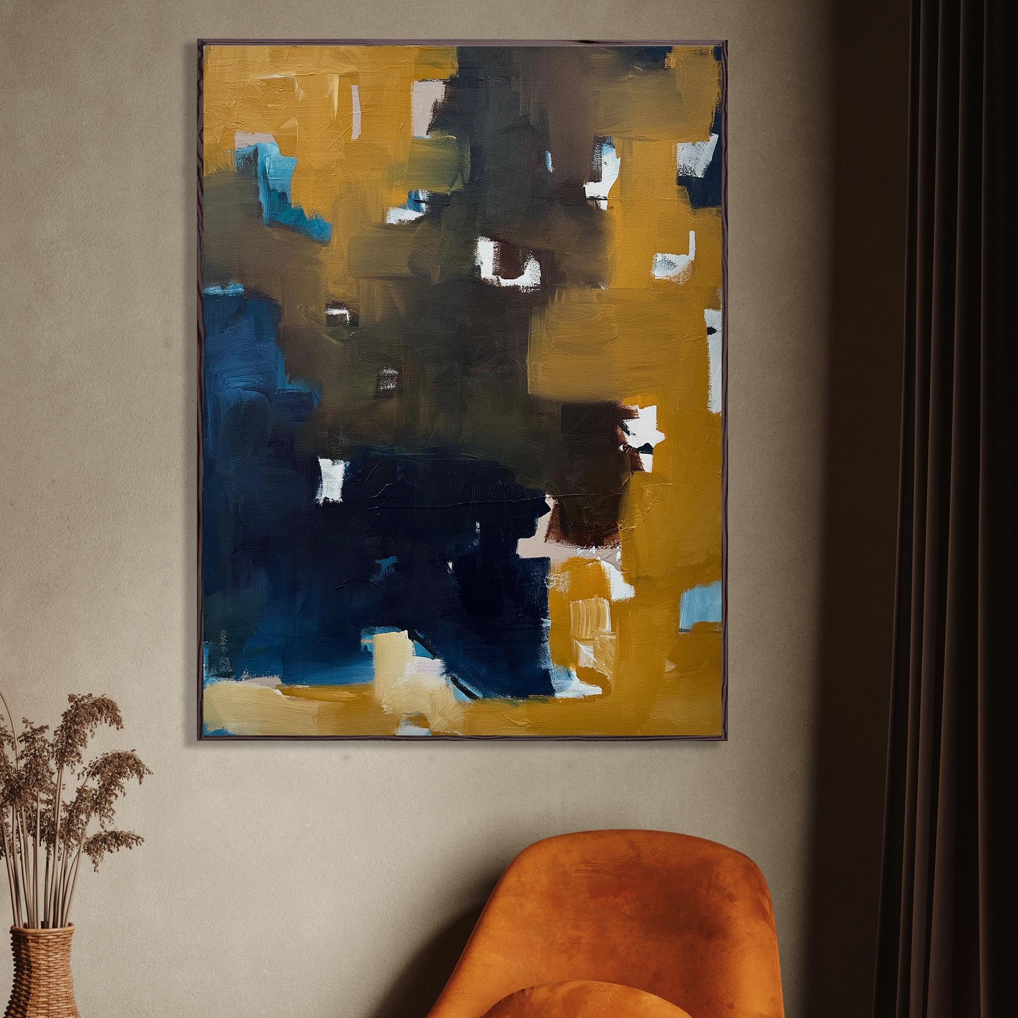 Beyond A Dream 2 - Original Painting-Abstract House