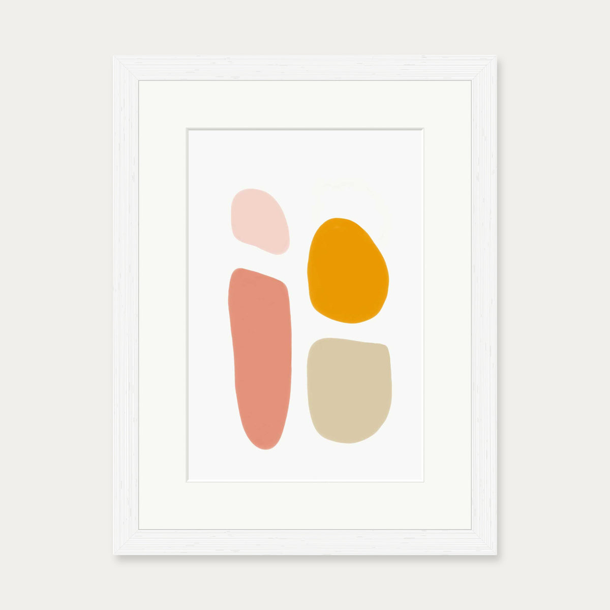 Butterscotch Art Print — 30 x 40 cm — White Frame
