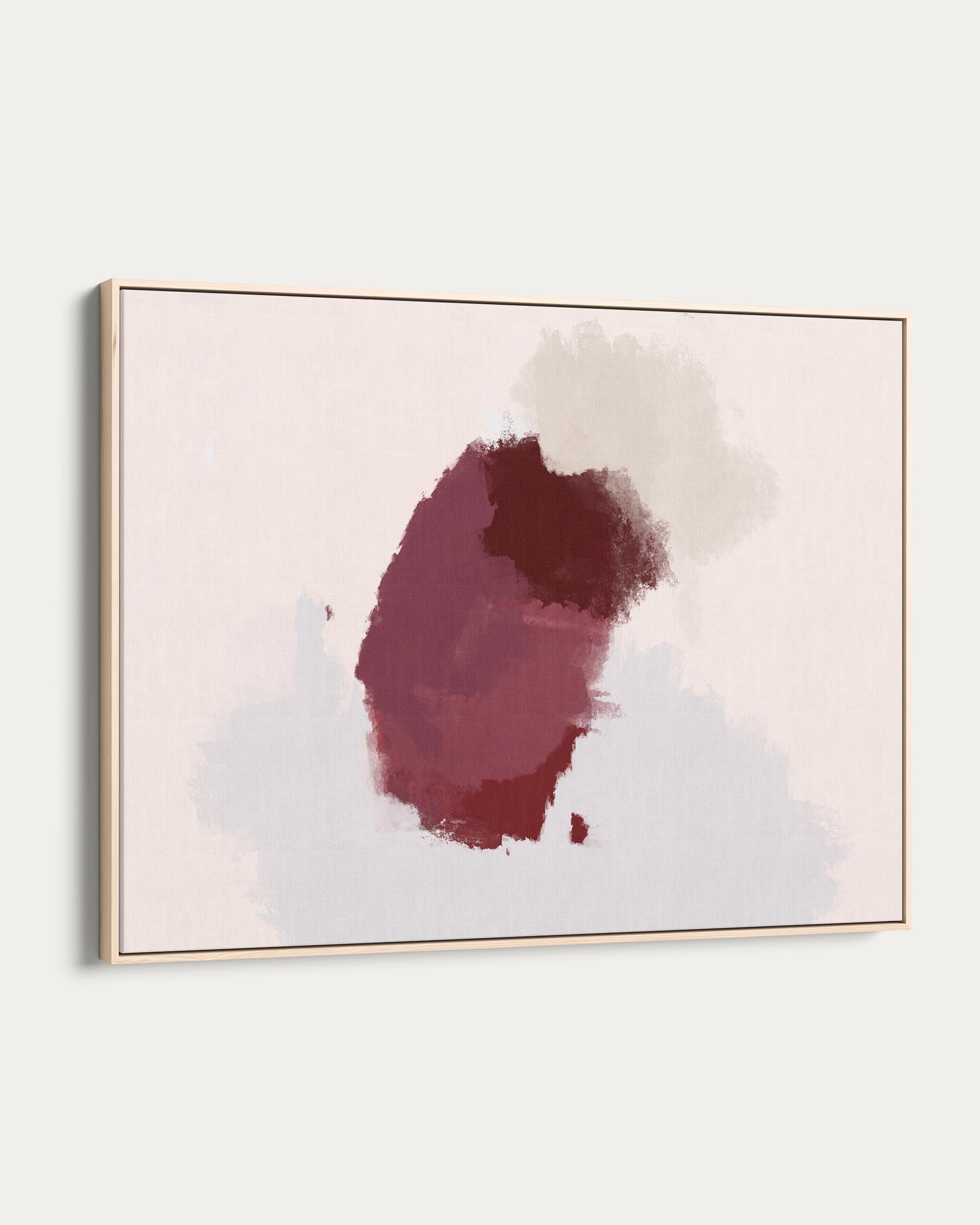 Neutral Blush Layers Canvas Art