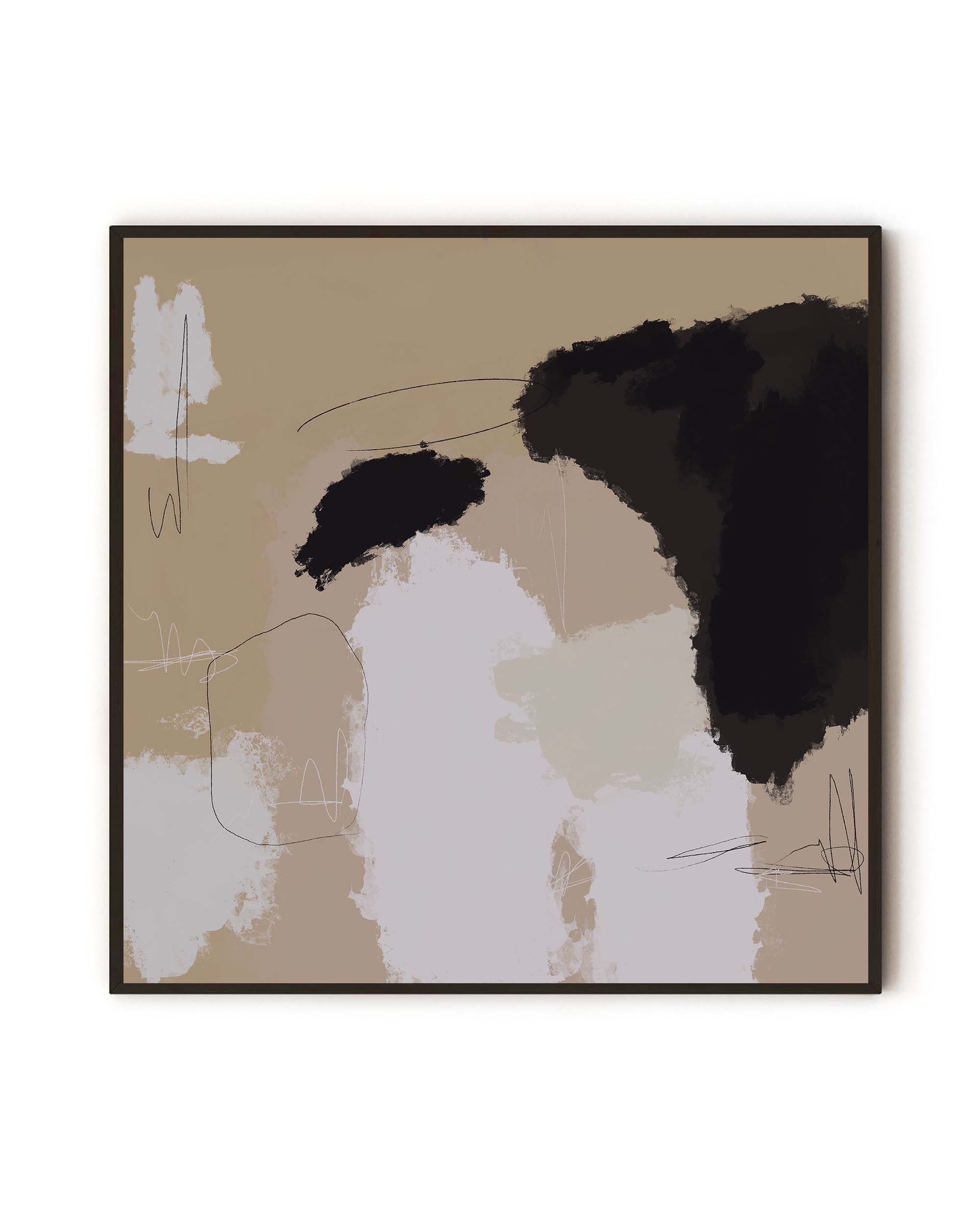 Drifting Framed Canvas