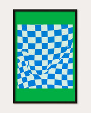 Checkmate Green Art Print