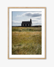 Church In A Field Wall Art Print