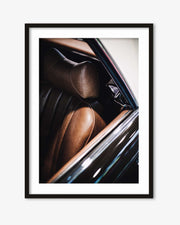 Leather Seat Wall Art Print