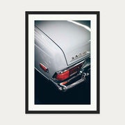 Classic Mercedes Wall Art Print — 50 x 70 cm — Black Frame