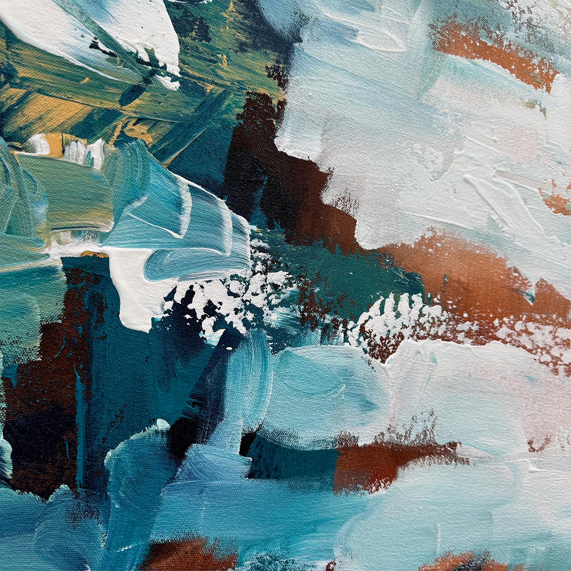 Follow Me Down The Rabbit Hole - Original Painting-Abstract House