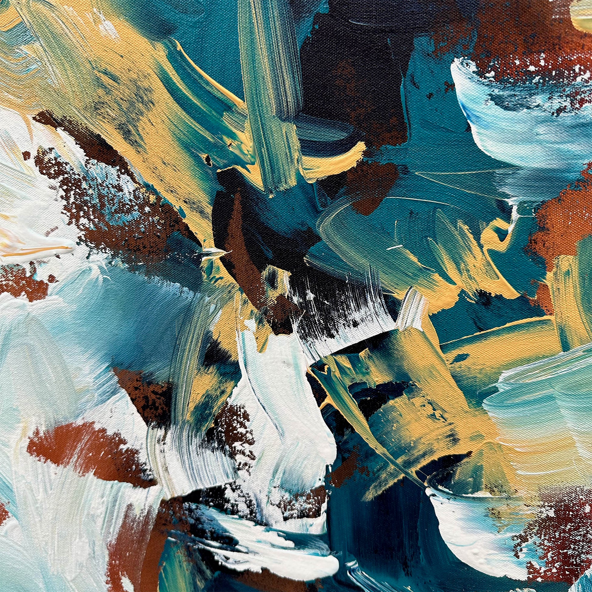 Cloud Nine - Original Painting-Abstract House