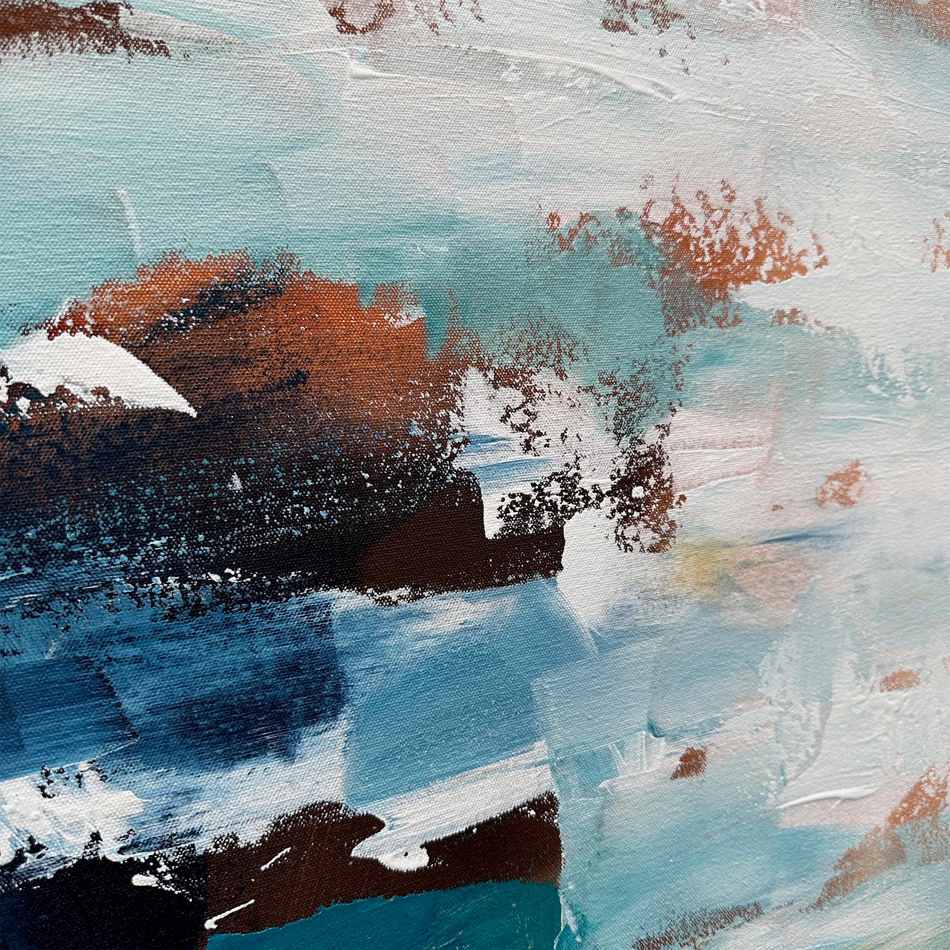 Follow Me Down The Rabbit Hole - Original Painting-Abstract House