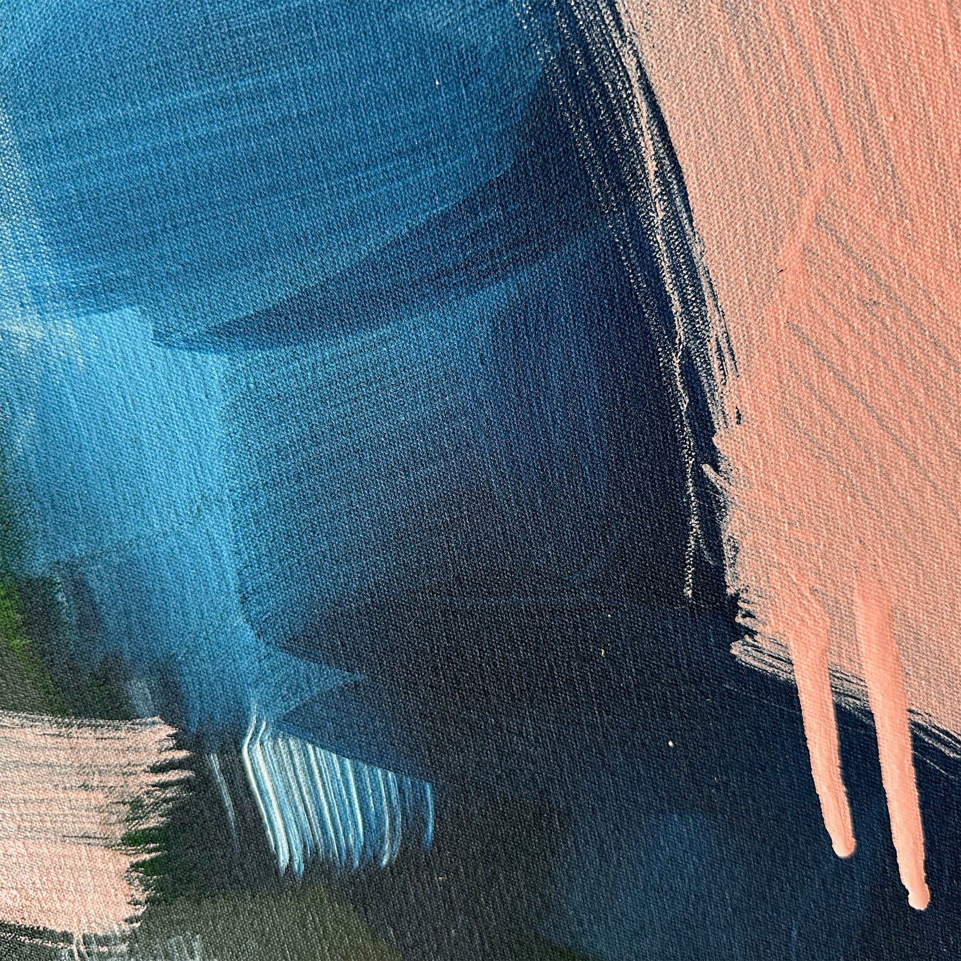 Dreams Apart - Original Painting-Abstract House